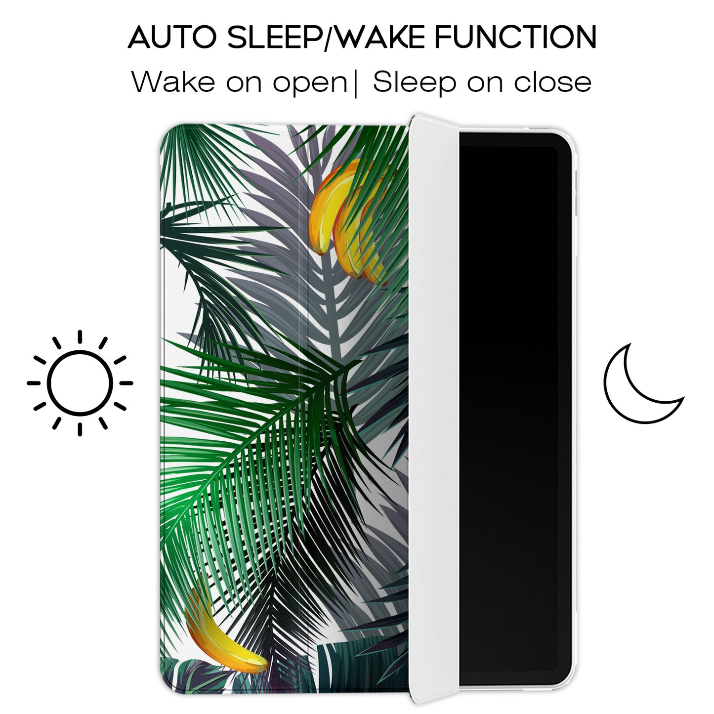Cavka Apple iPad Smart Cover Palm Tree Leaves