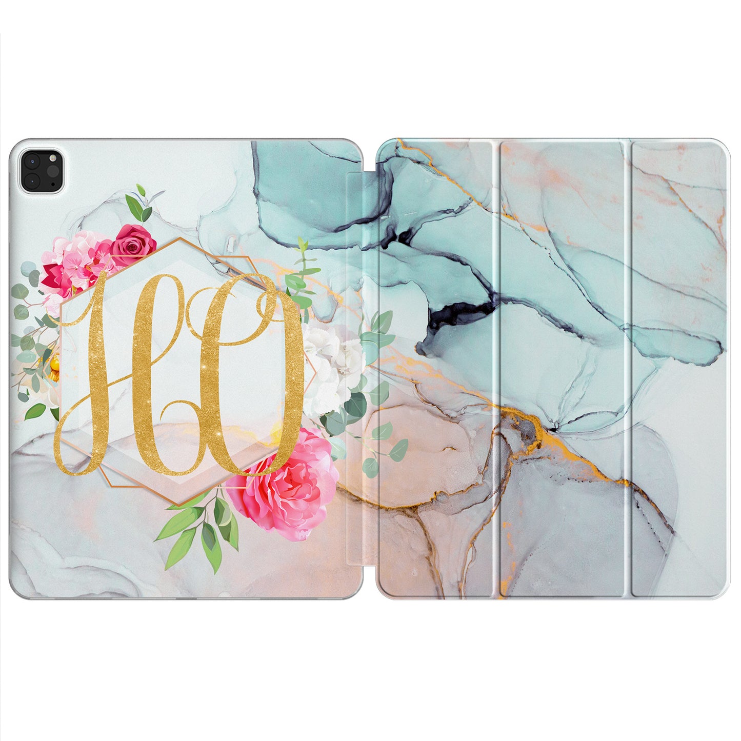 Cavka Apple iPad Smart Cover Floral Marble