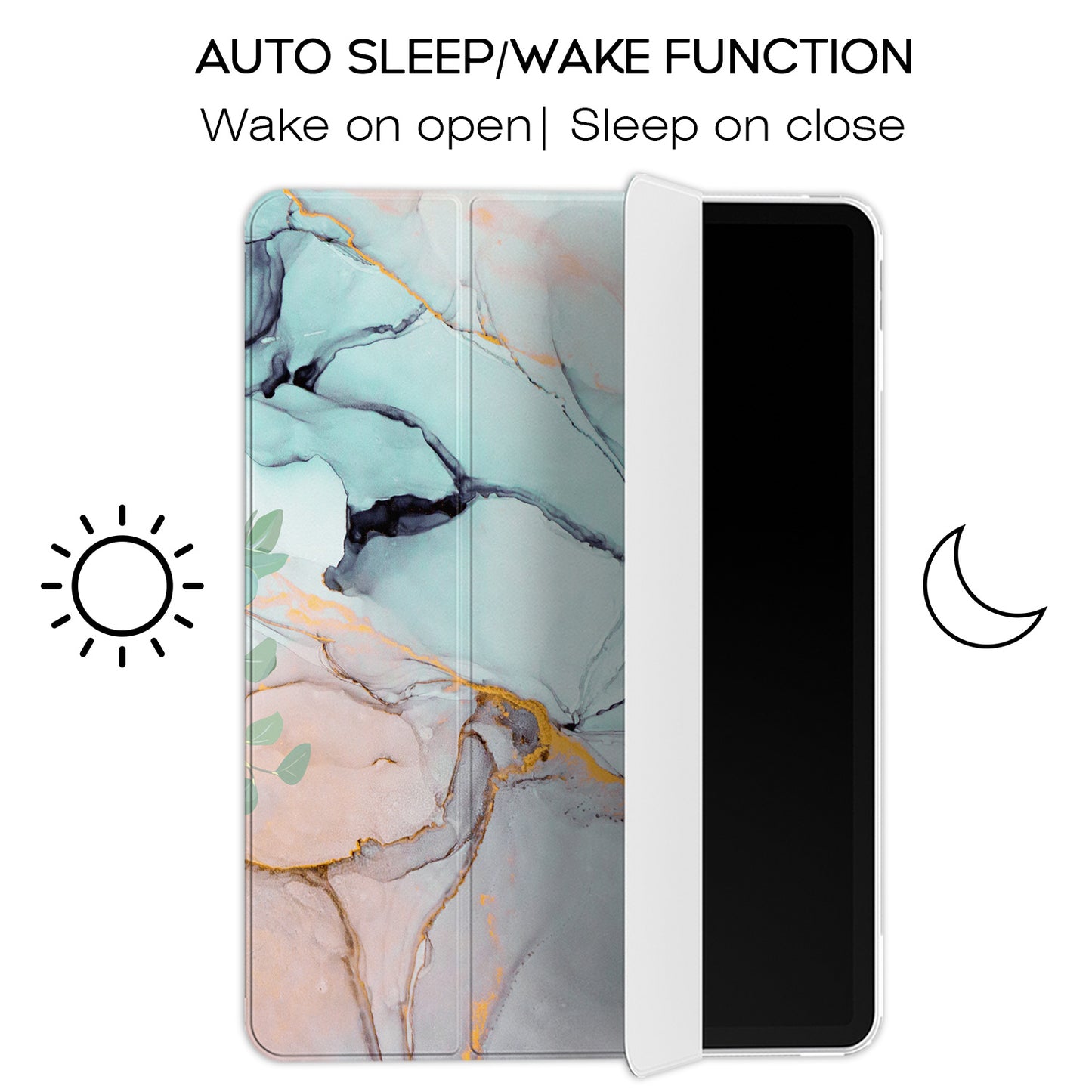 Cavka Apple iPad Smart Cover Floral Marble