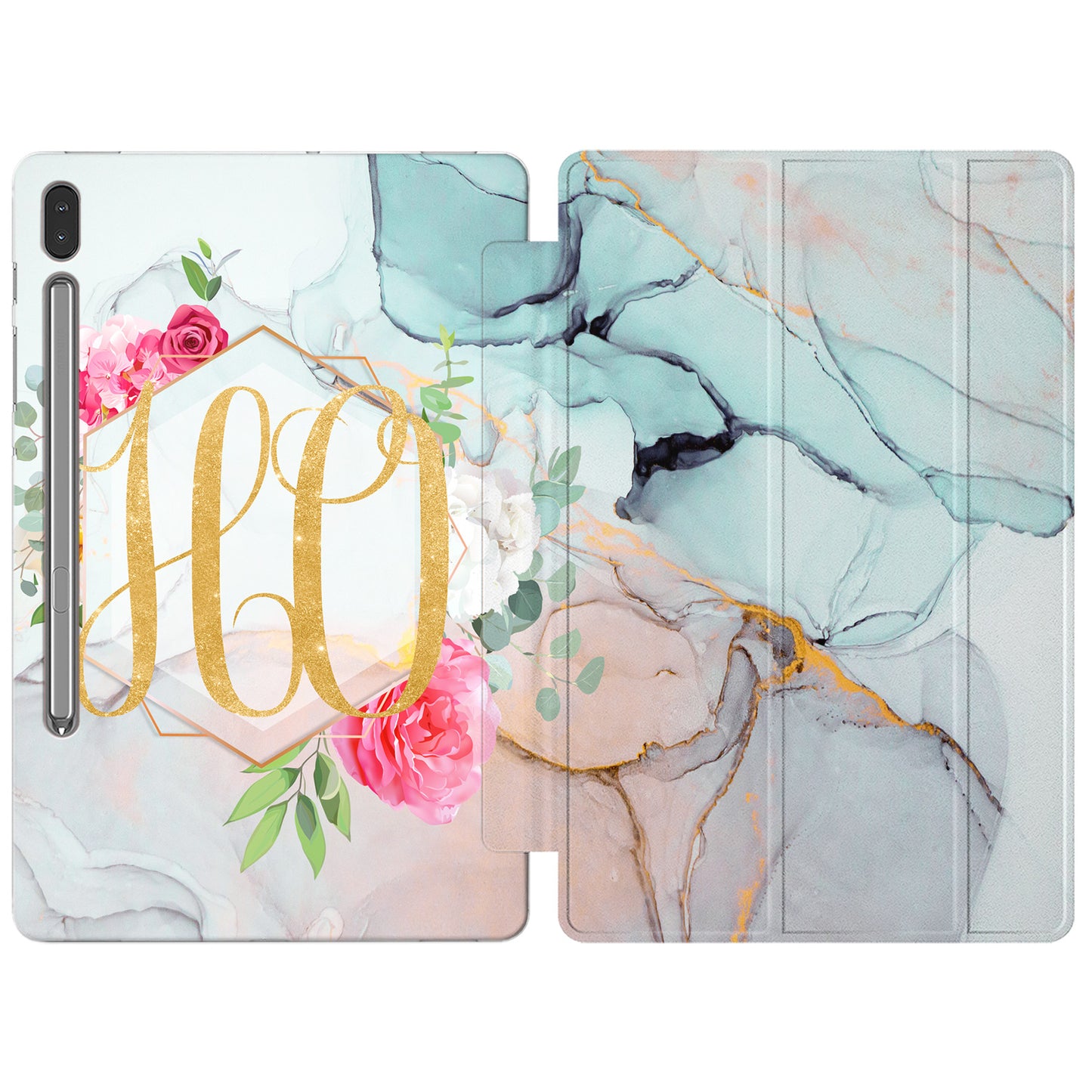 Cavka Apple iPad Smart Cover Floral Marble