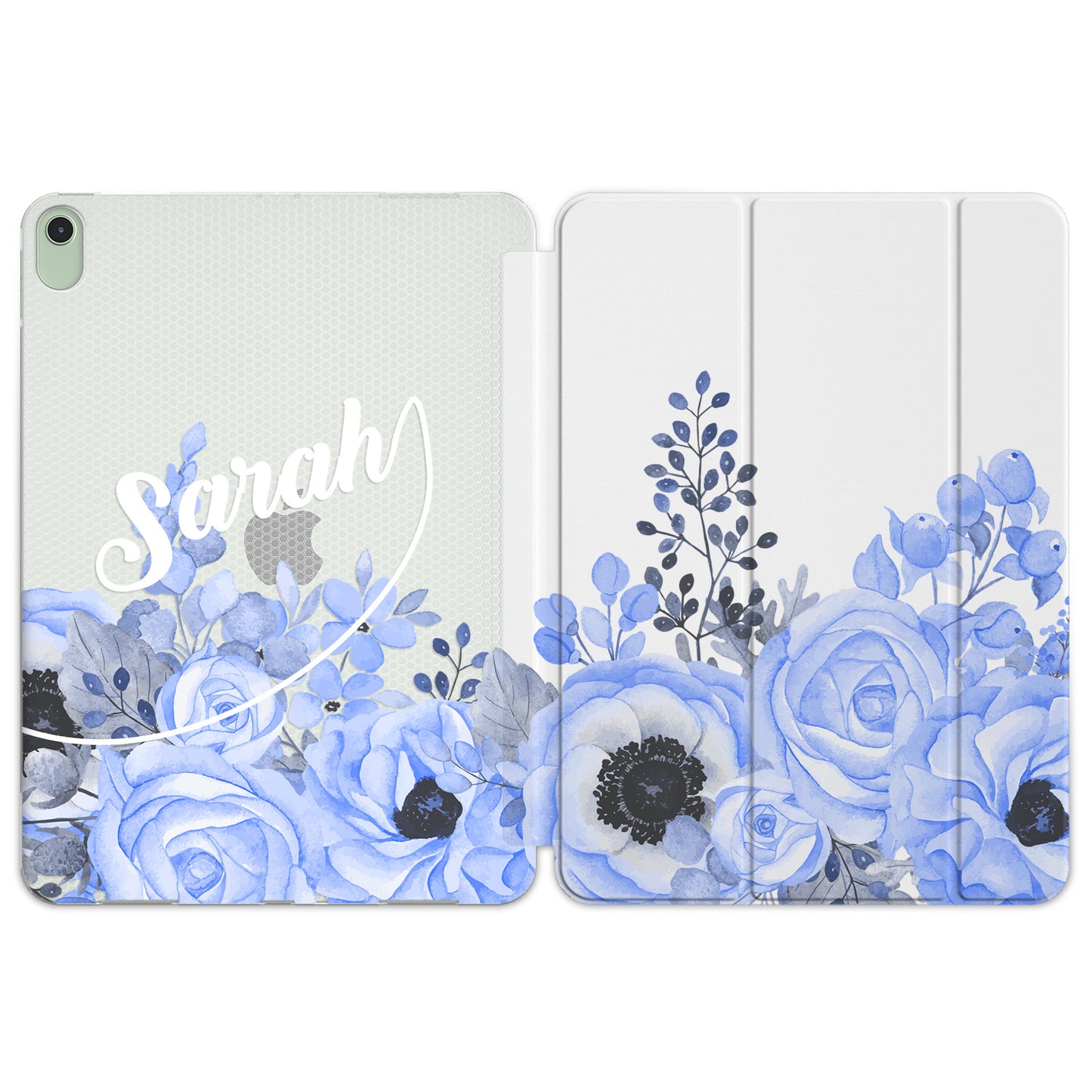 Cavka Apple iPad Smart Cover Gentle Blue Roses