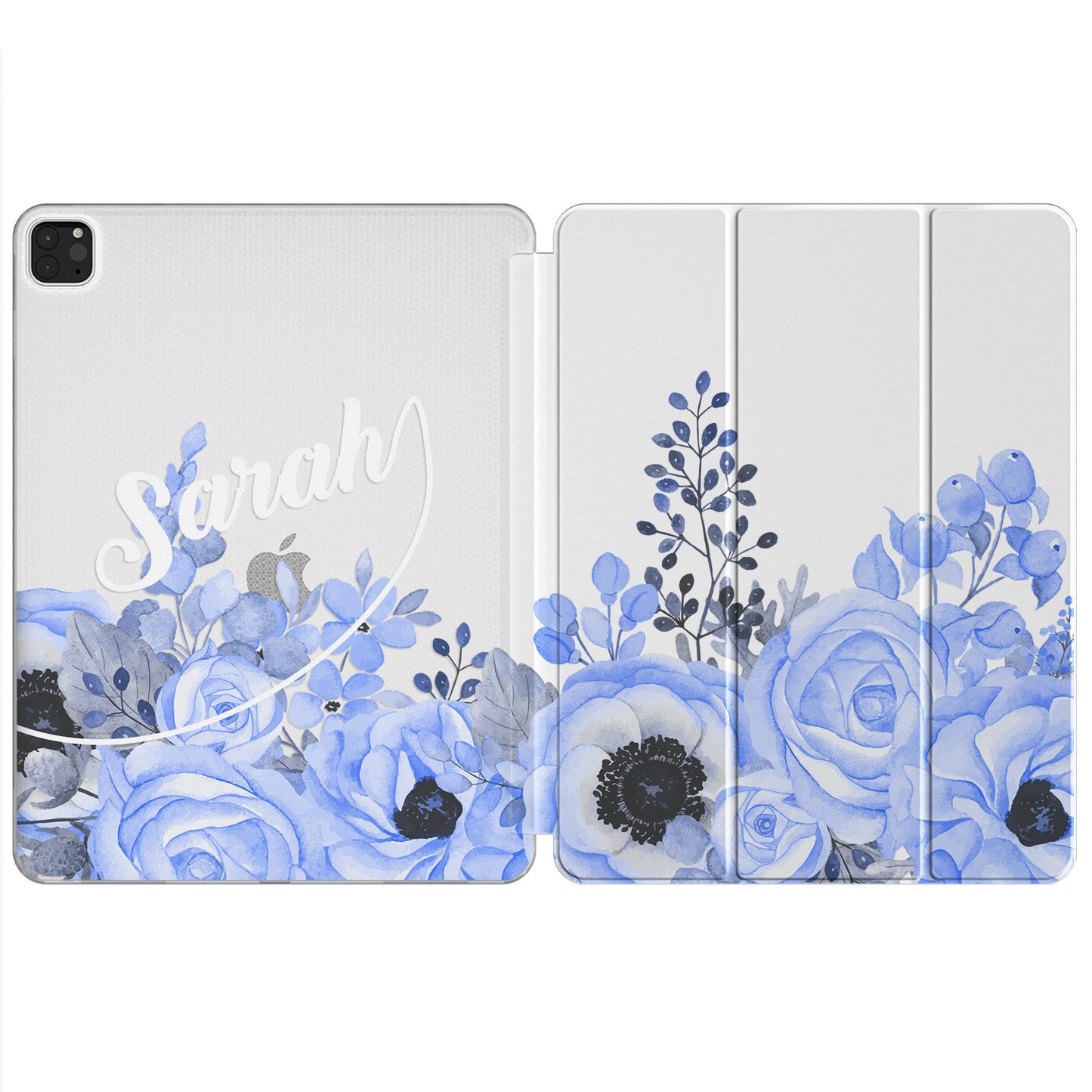 Cavka Apple iPad Smart Cover Gentle Blue Roses