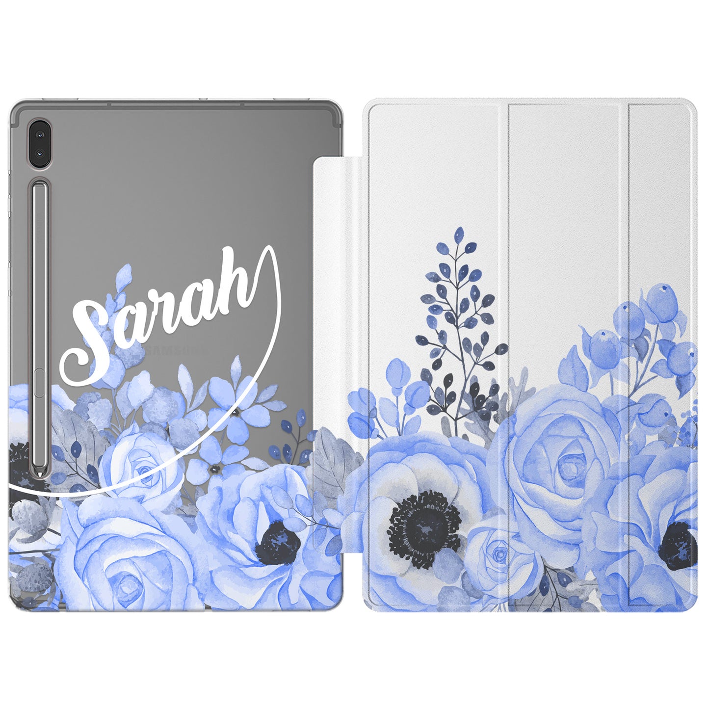 Cavka Apple iPad Smart Cover Gentle Blue Roses