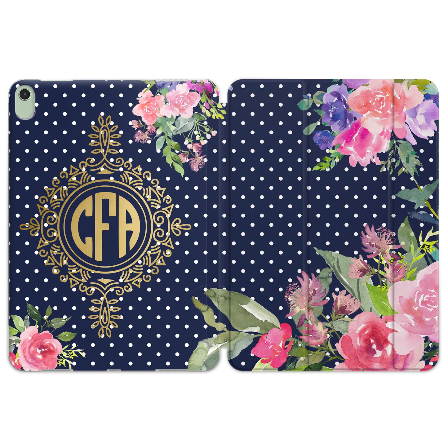 Cavka Apple iPad Smart Cover Floral Polka Dot