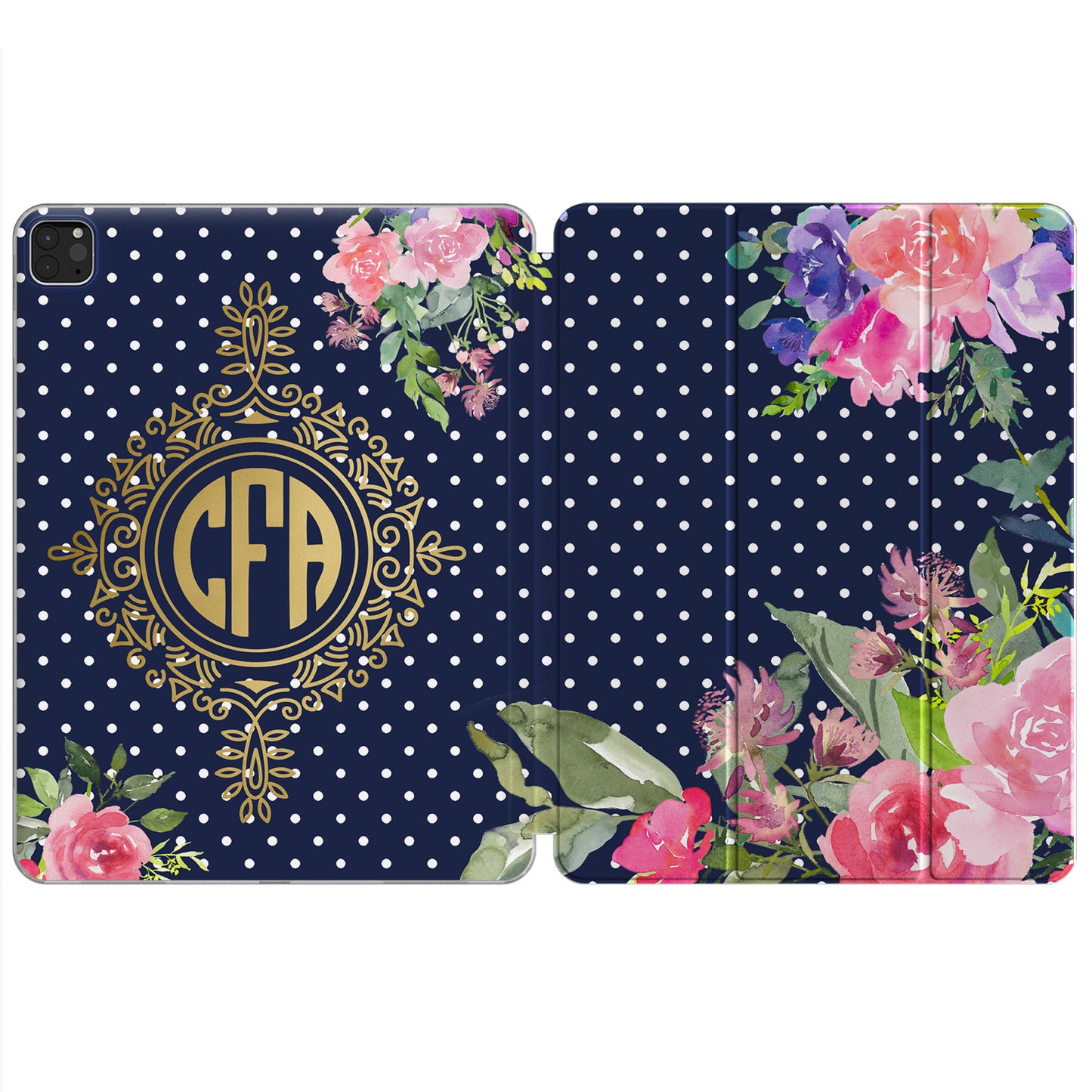 Cavka Apple iPad Smart Cover Floral Polka Dot