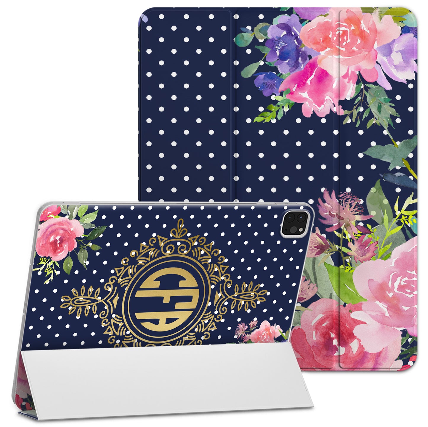 Cavka Apple iPad Smart Cover Floral Polka Dot