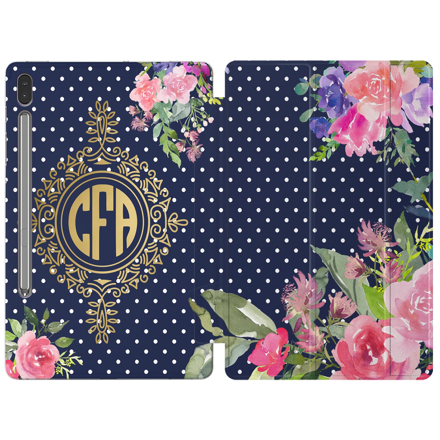 Cavka Apple iPad Smart Cover Floral Polka Dot