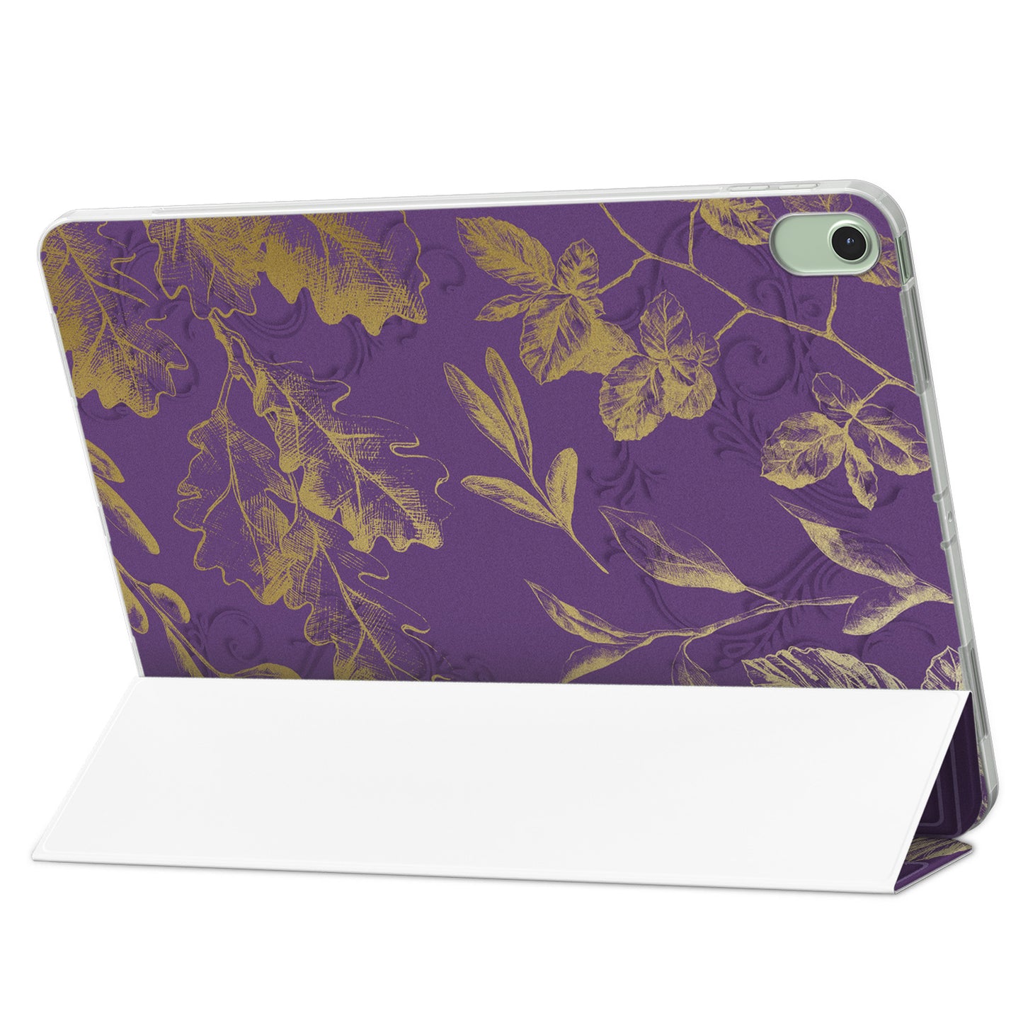 Cavka Apple iPad Smart Cover Floral Purple Book
