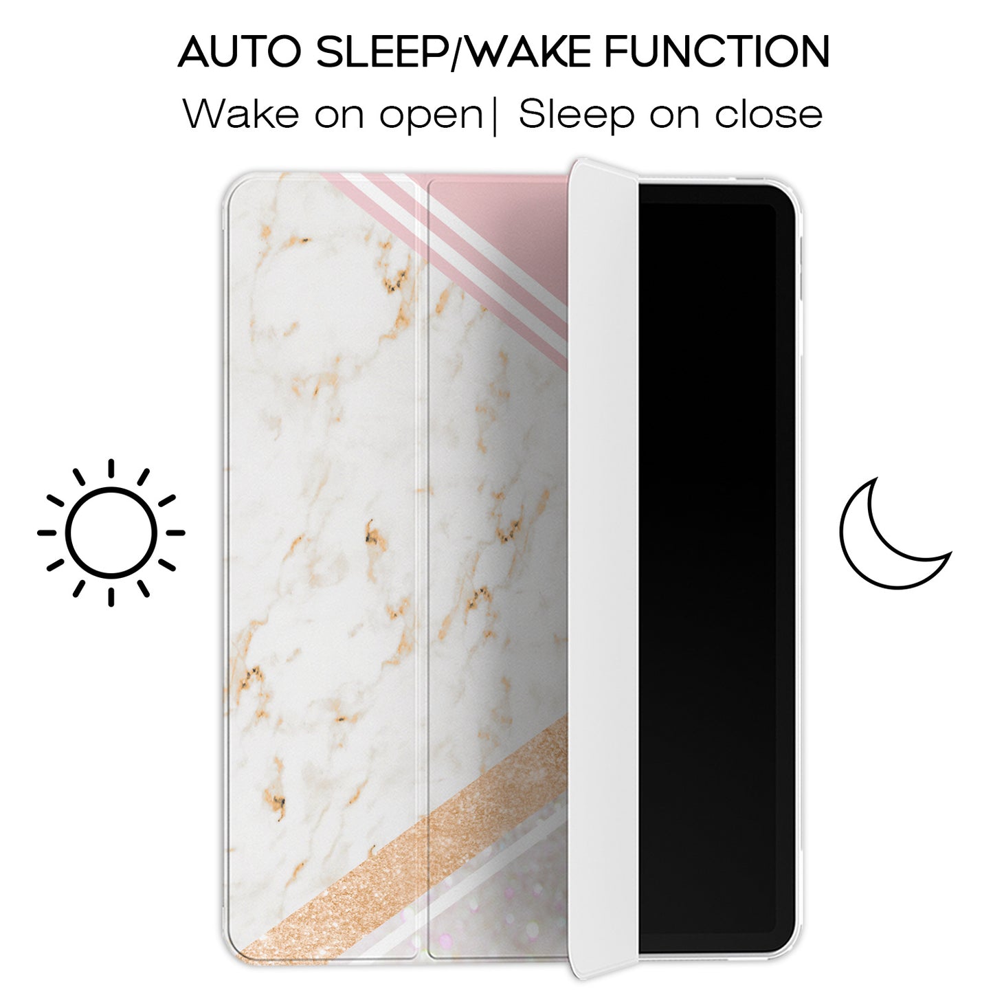 Cavka Apple iPad Smart Cover Pink Marble