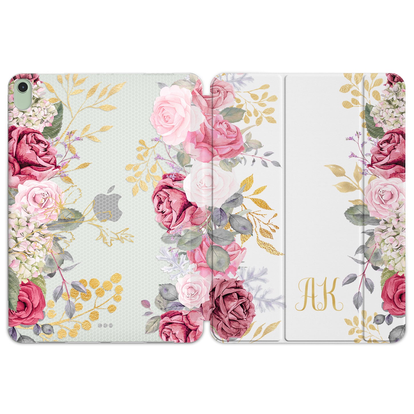 Cavka Apple iPad Smart Cover Cute Watercolor Roses