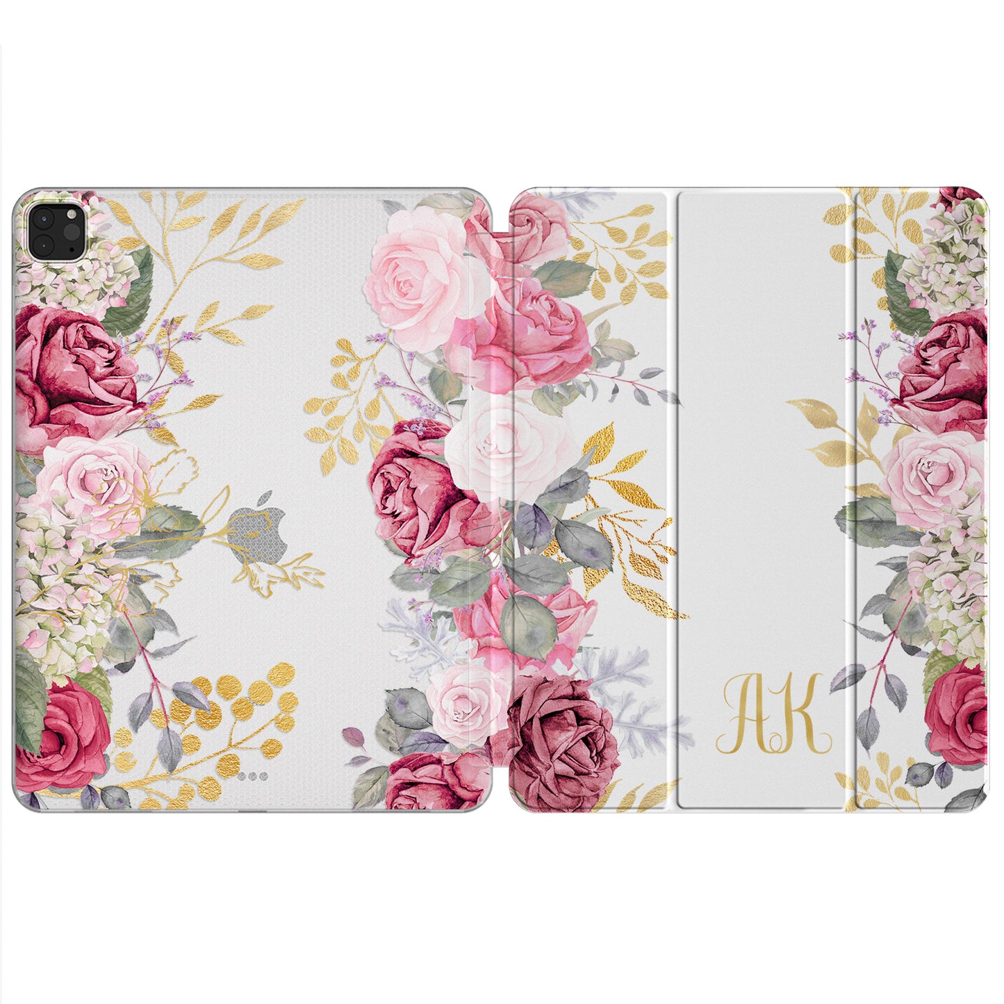 Cavka Apple iPad Smart Cover Cute Watercolor Roses