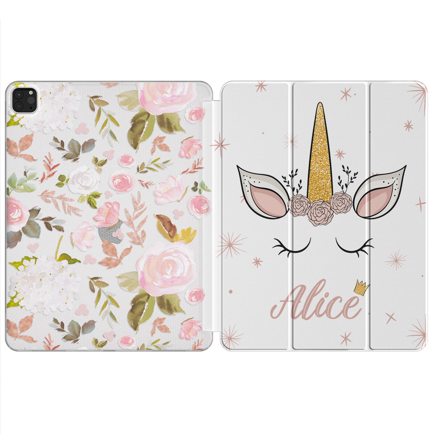 Cavka Apple iPad Smart Cover Floral Unicorn