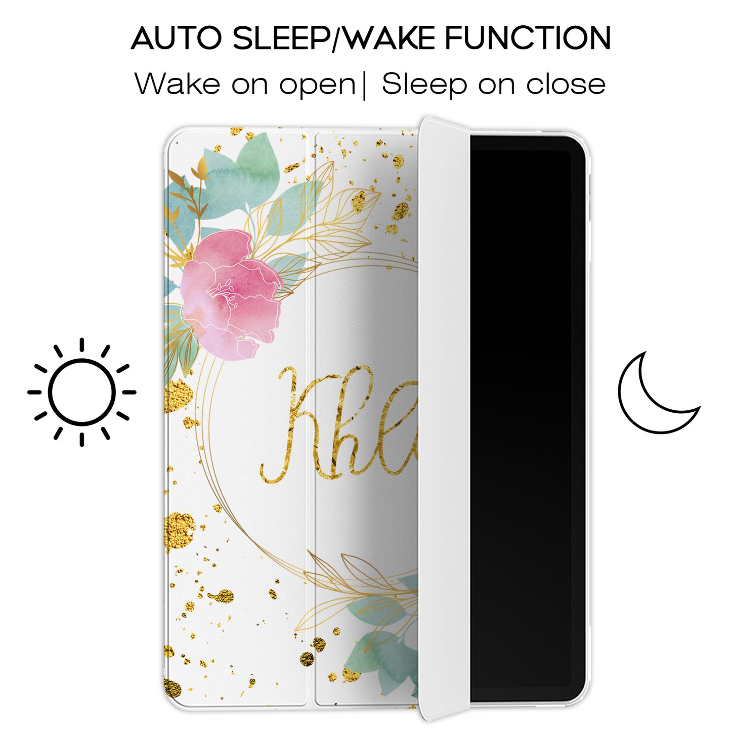 Cavka Apple iPad Smart Cover Floral Painting