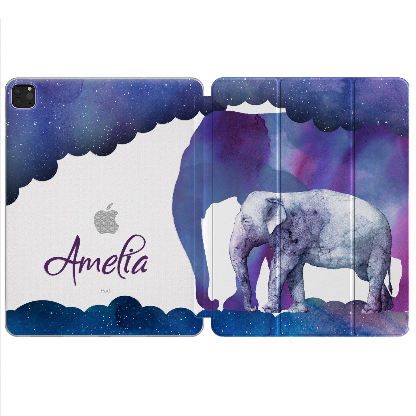 Cavka Apple iPad Smart Cover Purple Elephant