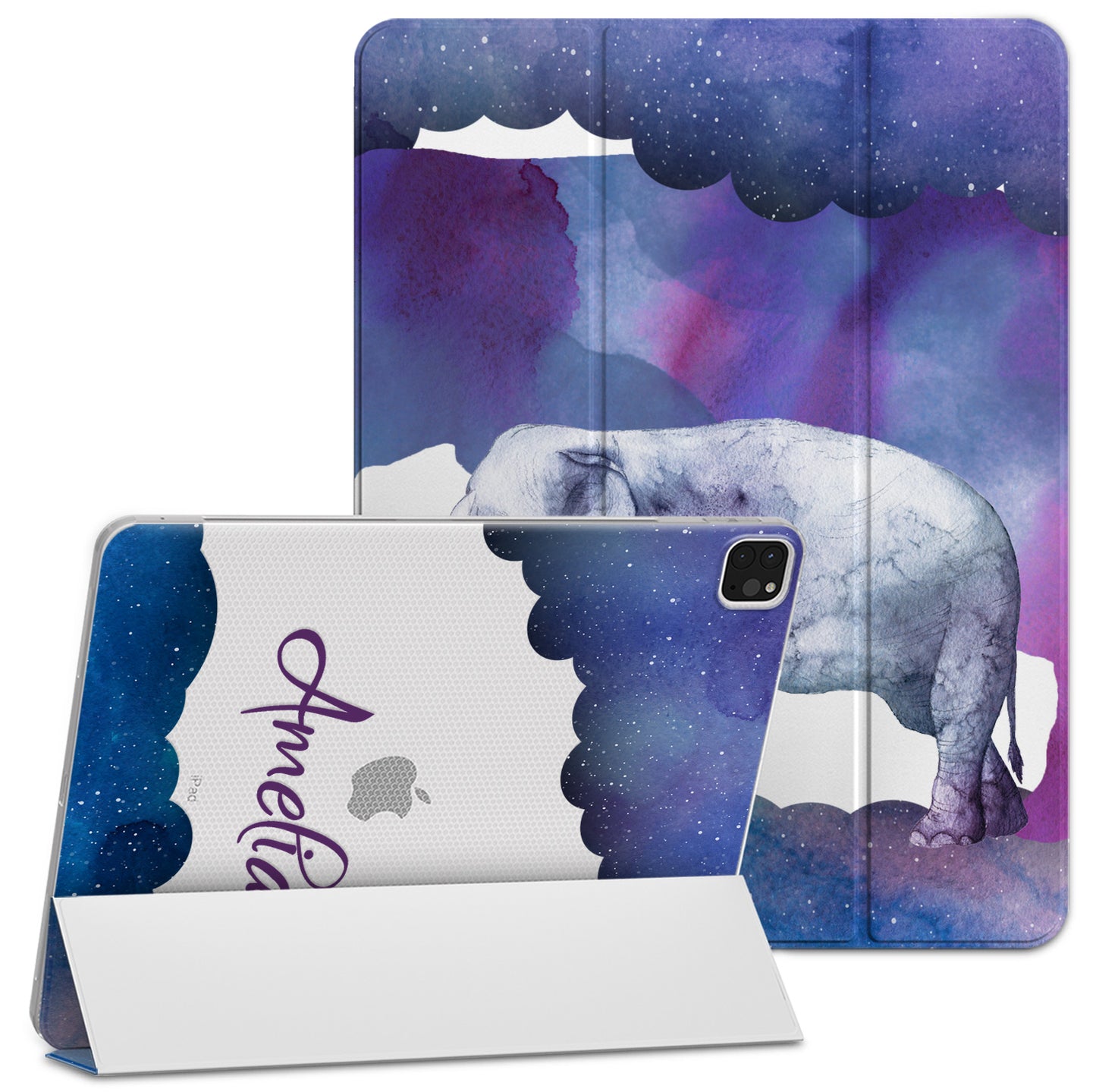 Cavka Apple iPad Smart Cover Purple Elephant