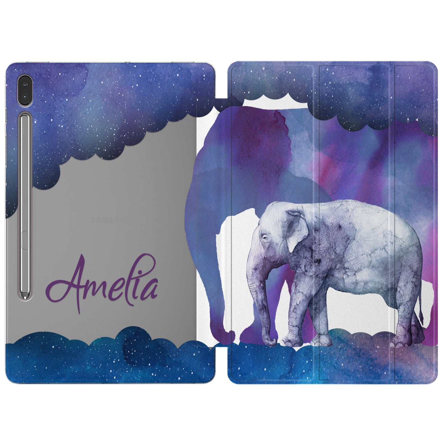 Cavka Apple iPad Smart Cover Purple Elephant