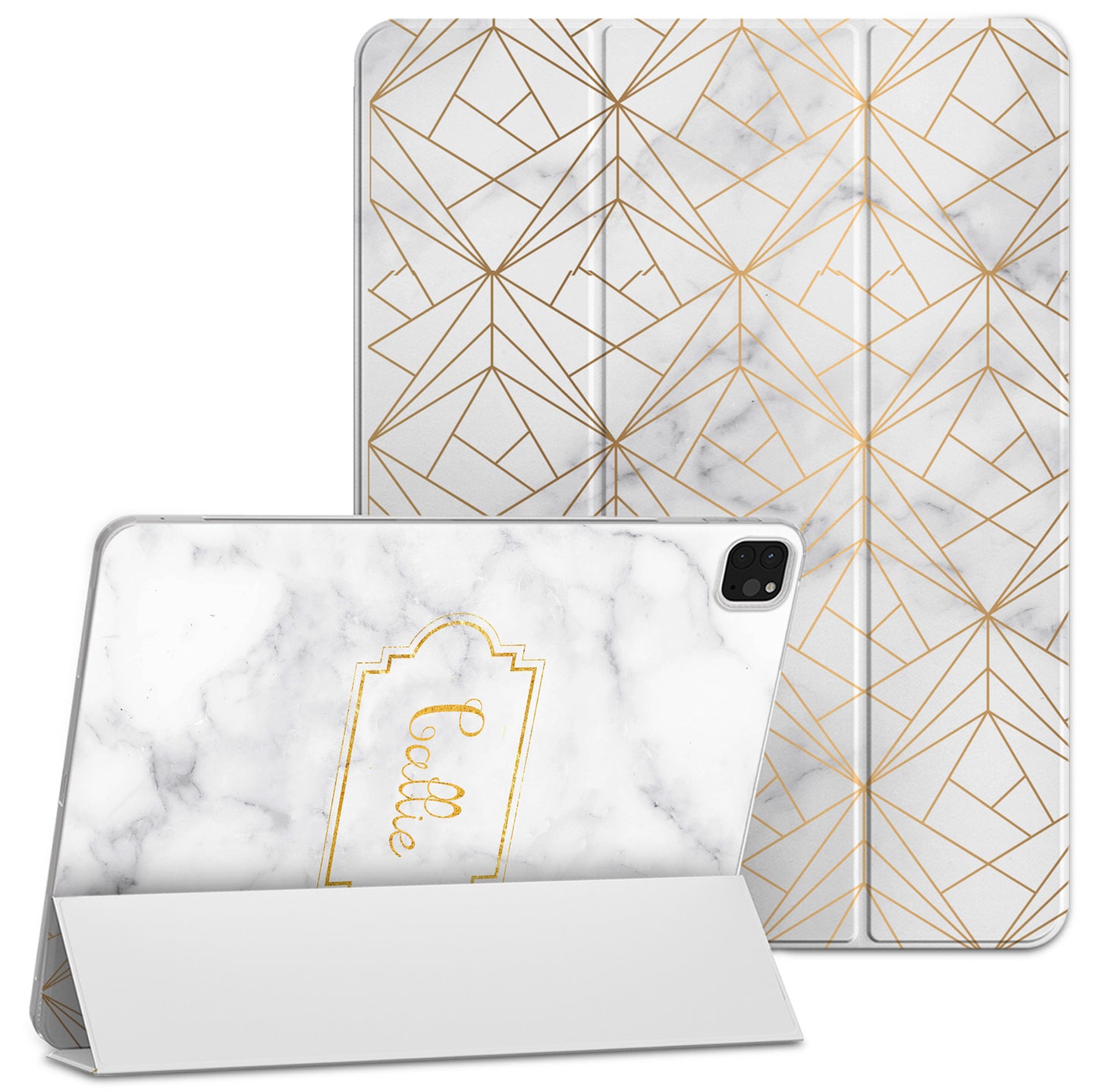 Cavka Apple iPad Smart Cover Gold and Marble