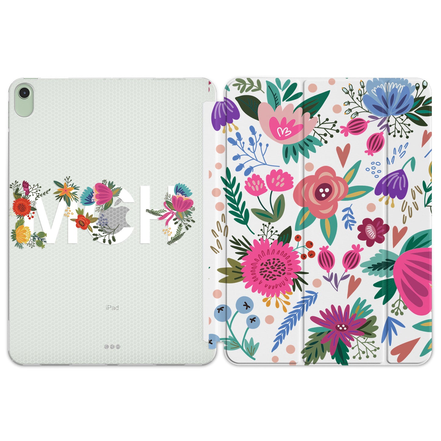 Cavka Apple iPad Smart Cover Floral Notebook