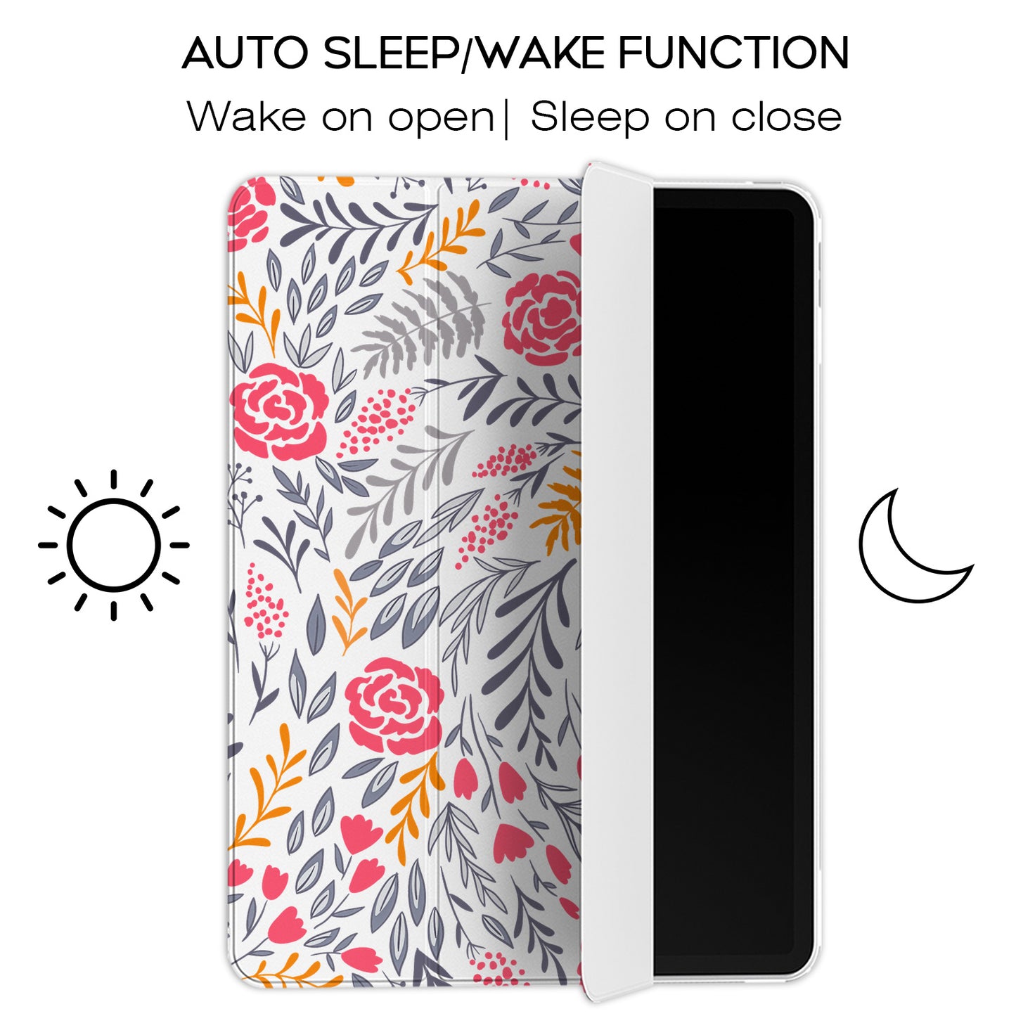 Cavka Apple iPad Smart Cover Cute Pink Roses