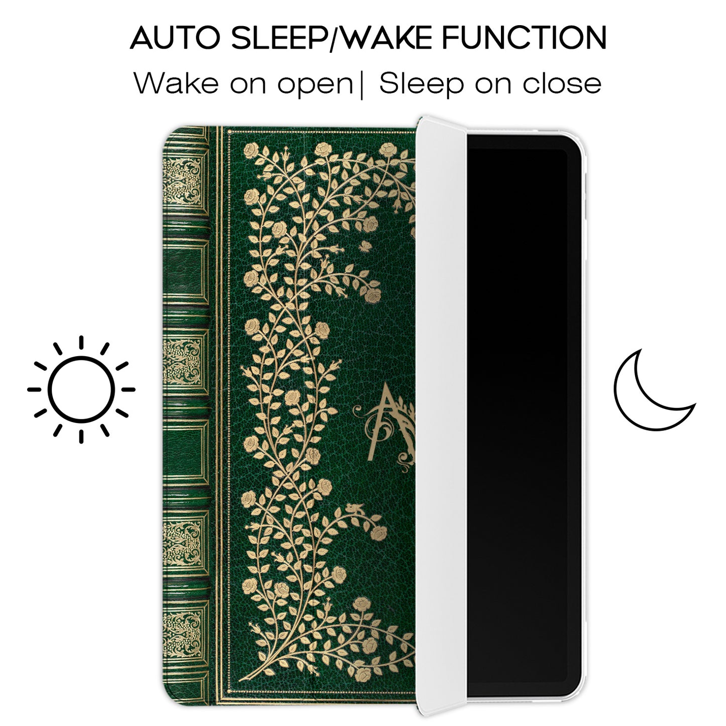 Cavka Apple iPad Smart Cover Floral Book