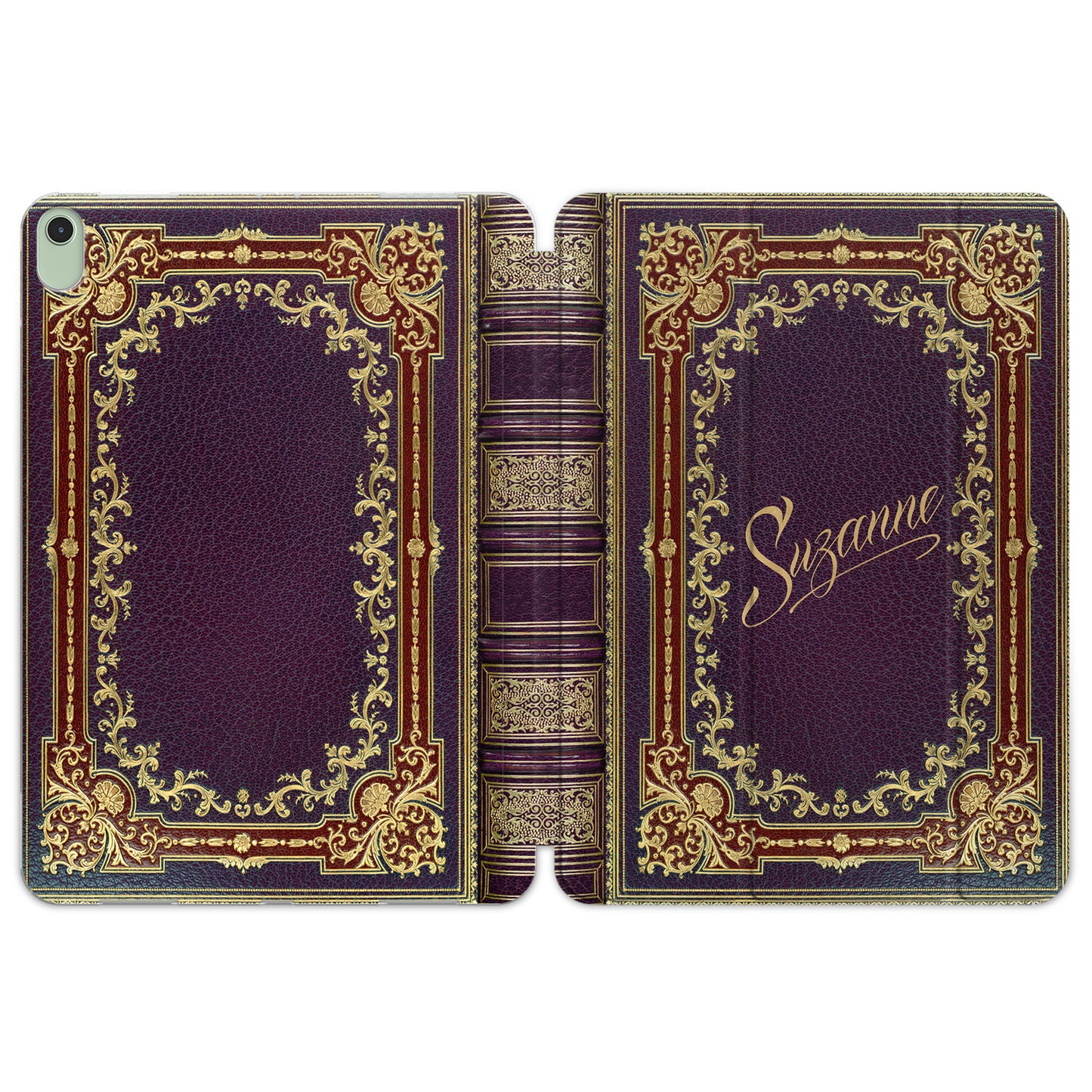 Cavka Apple iPad Smart Cover Old Purple Book