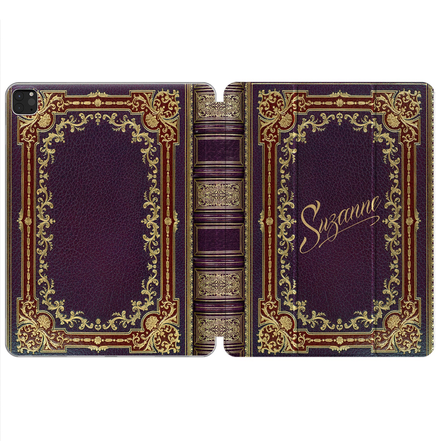 Cavka Apple iPad Smart Cover Old Purple Book