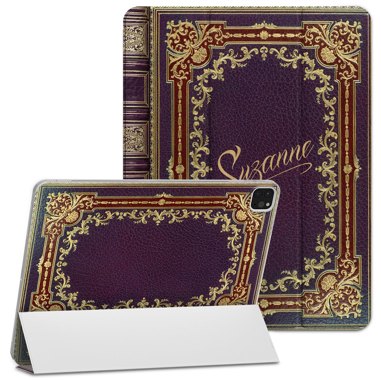 Cavka Apple iPad Smart Cover Old Purple Book
