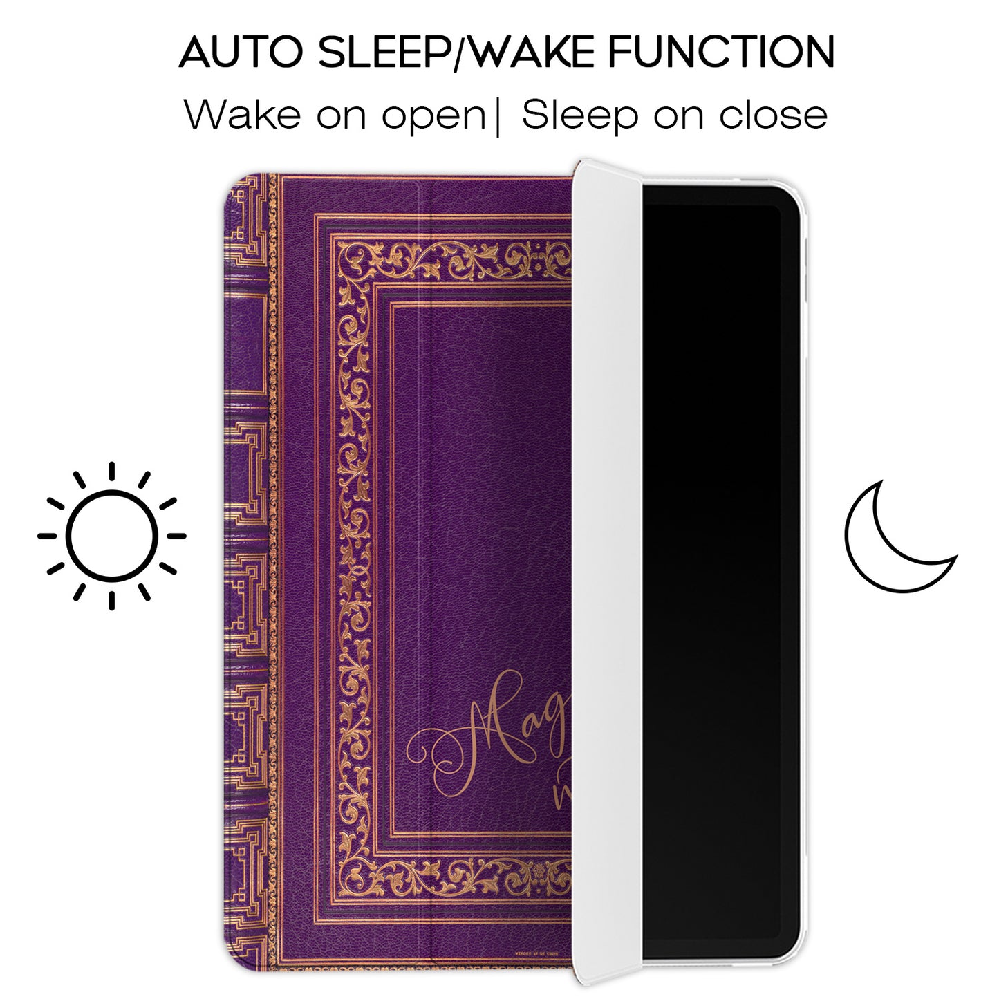Cavka Apple iPad Smart Cover Purple Book
