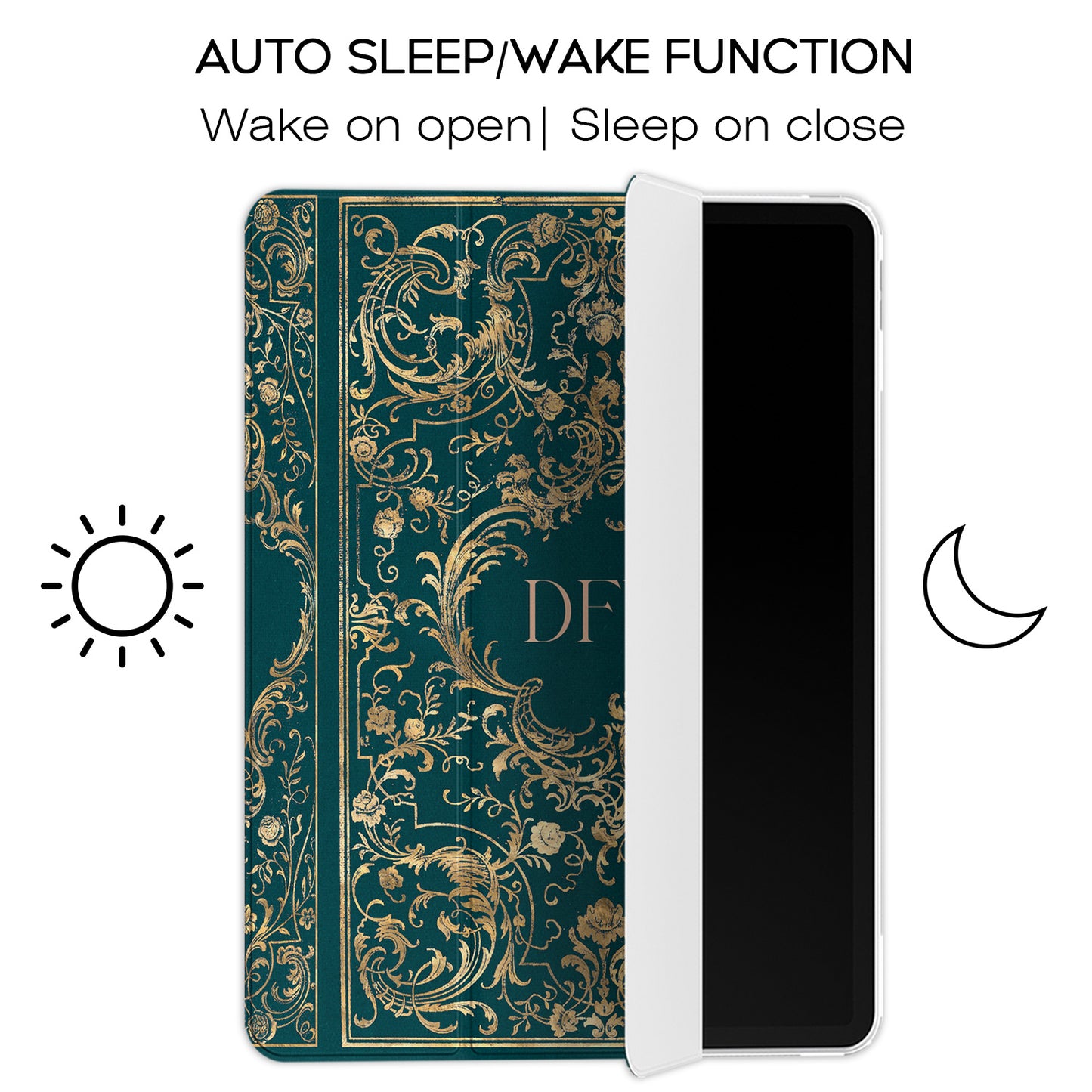 Cavka Apple iPad Smart Cover Green Royal Book