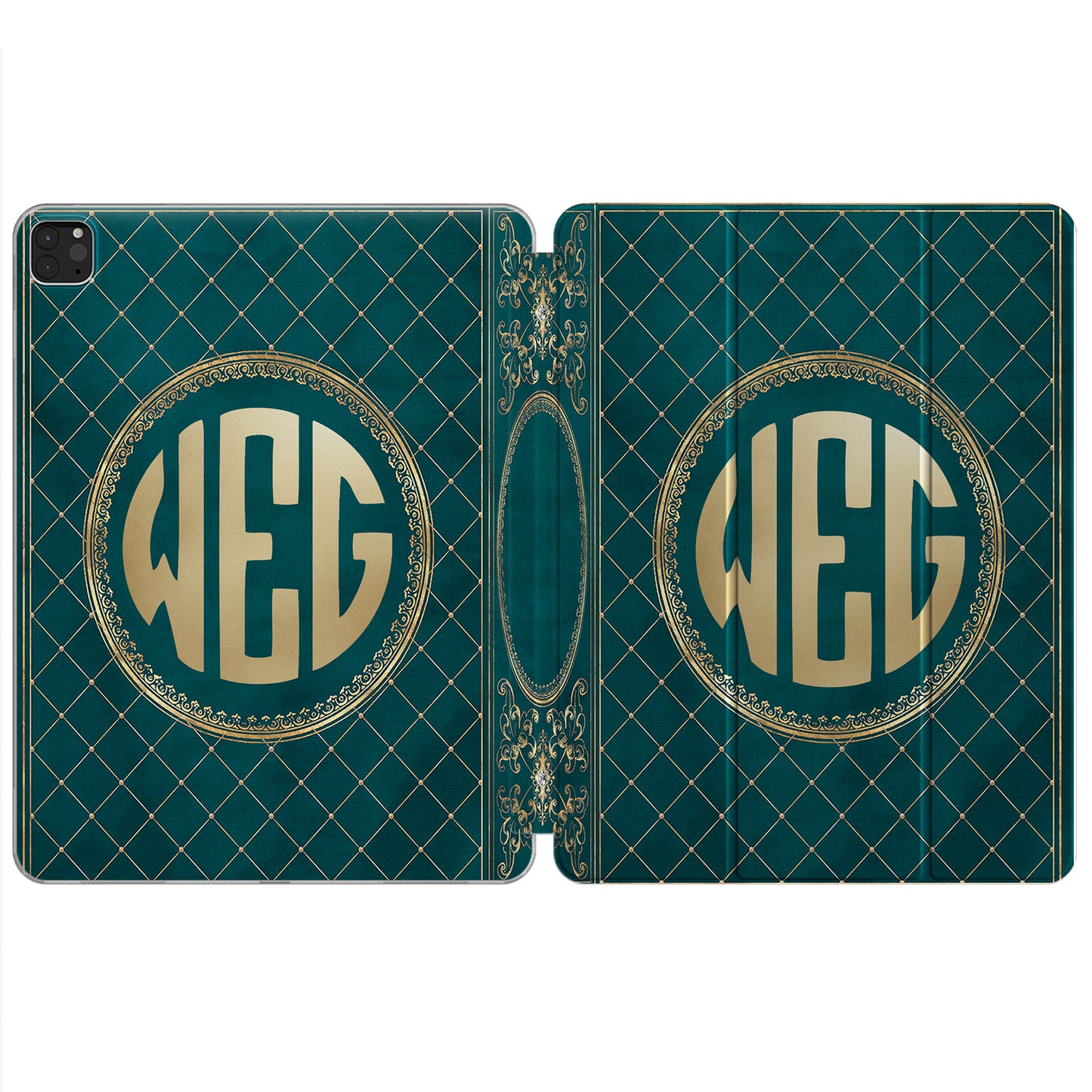 Cavka Apple iPad Smart Cover Green Custom Book