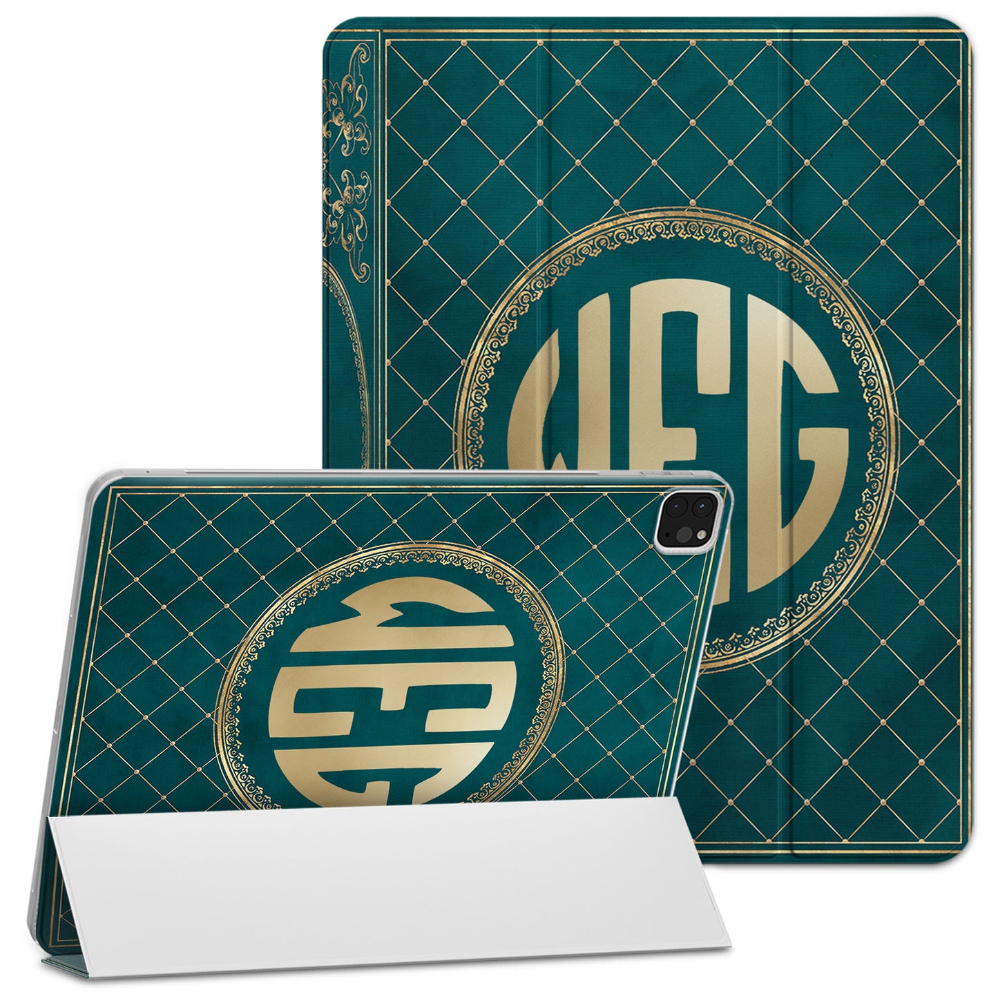 Cavka Apple iPad Smart Cover Green Custom Book