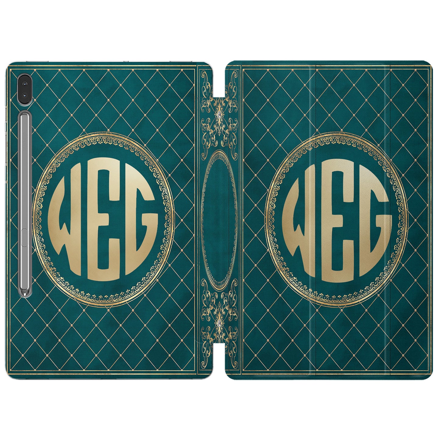 Cavka Apple iPad Smart Cover Green Custom Book
