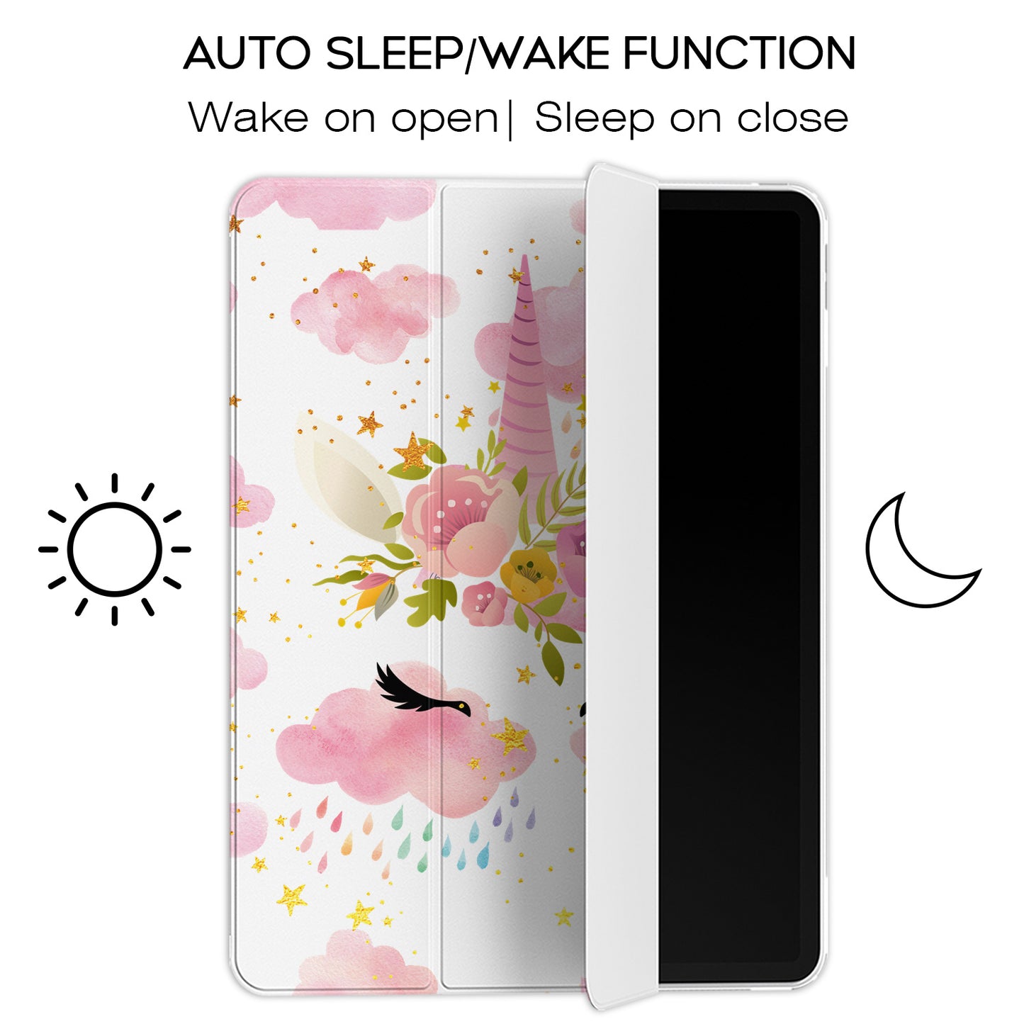 Cavka Apple iPad Smart Cover Pink Unicorn
