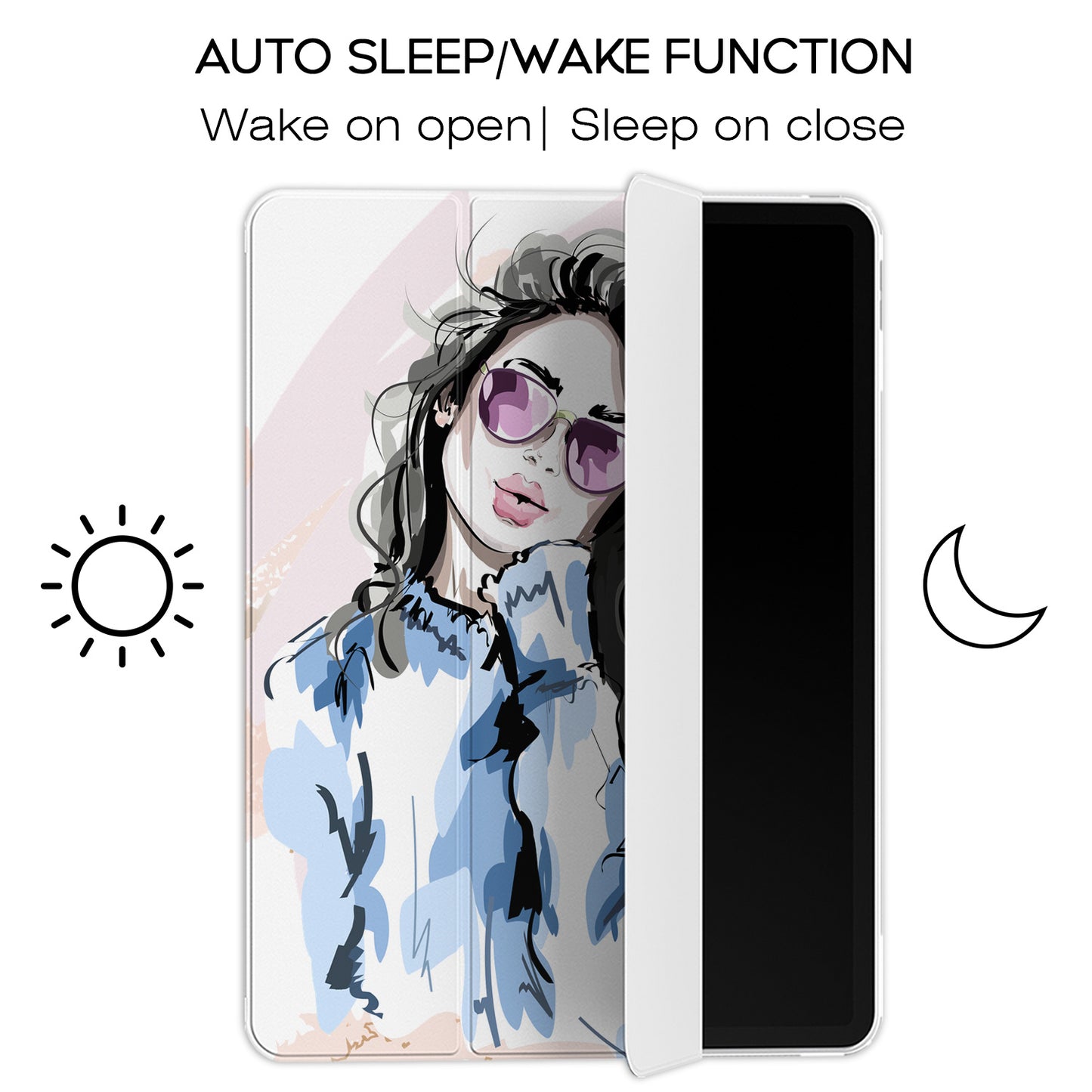 Cavka Apple iPad Smart Cover Glam Lady