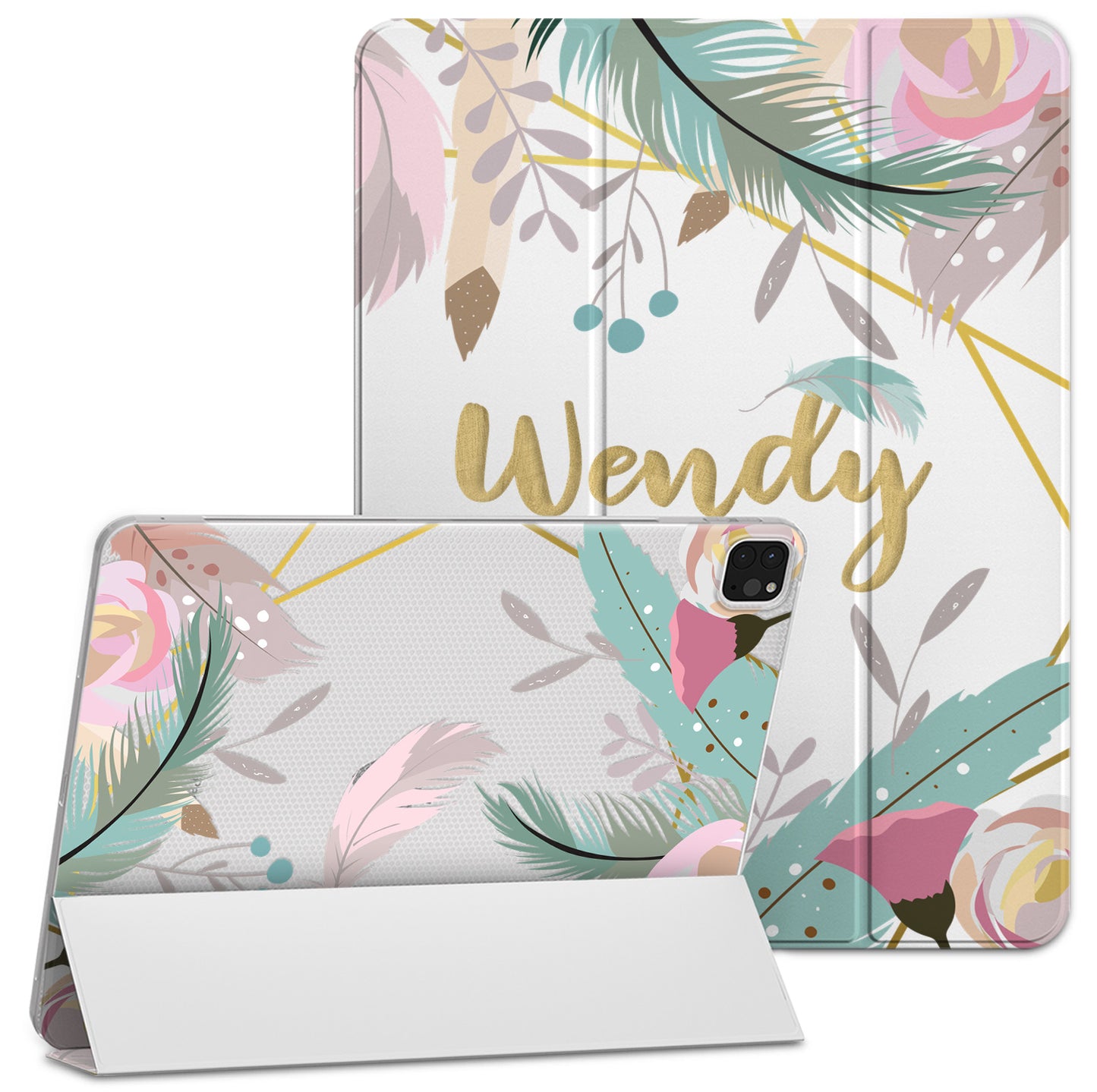Cavka Apple iPad Smart Cover Pastel Tropical Leaves