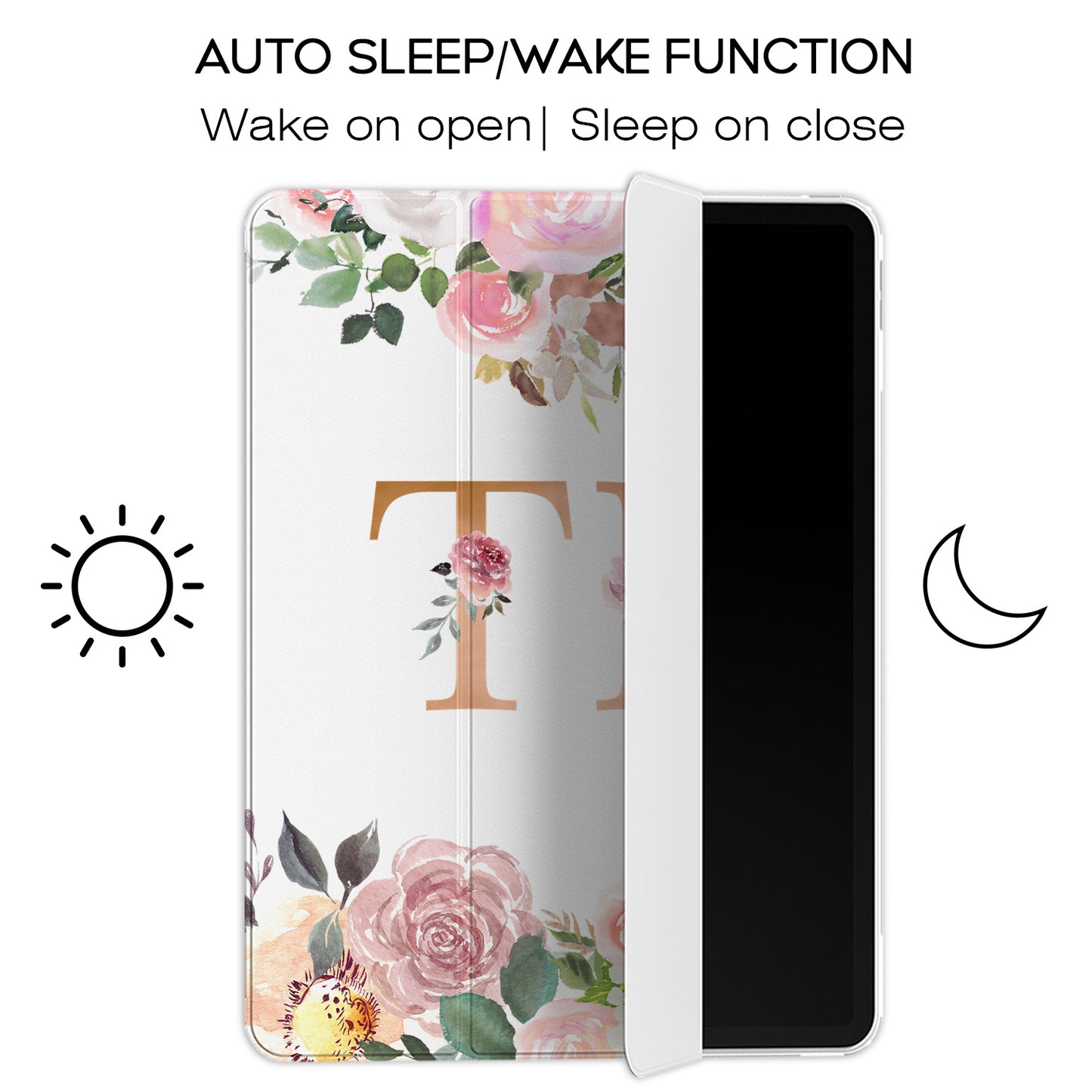 Cavka Apple iPad Smart Cover Pink Roses