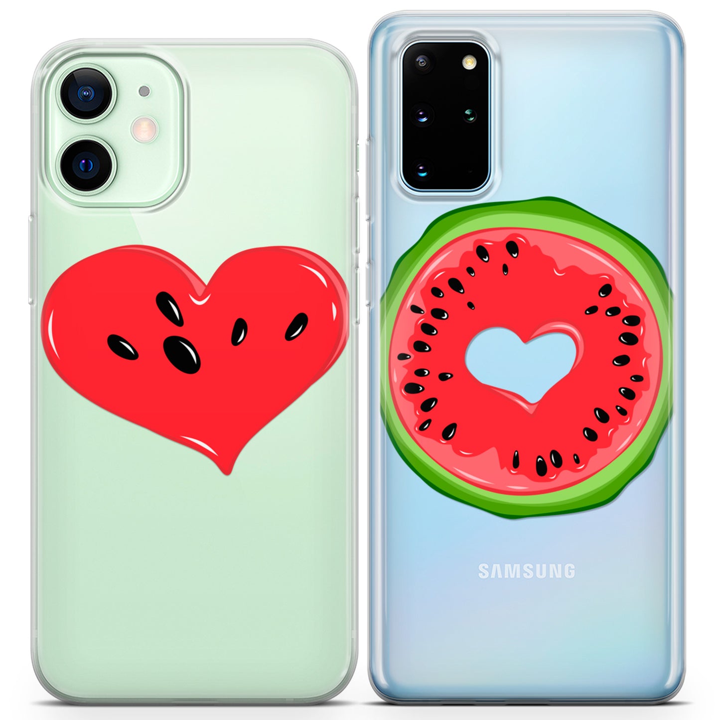 Cavka iPhone Couple Cases Watermelon Love