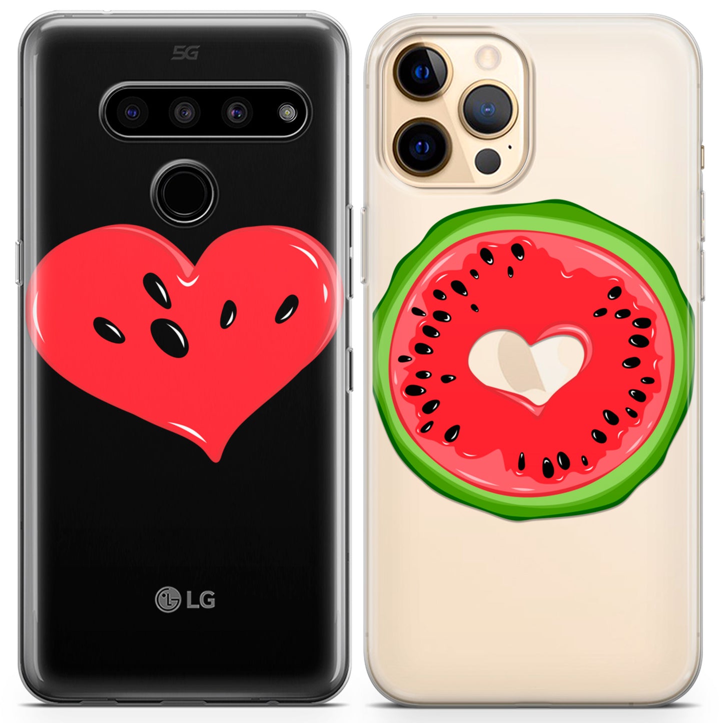 Cavka iPhone Couple Cases Watermelon Love