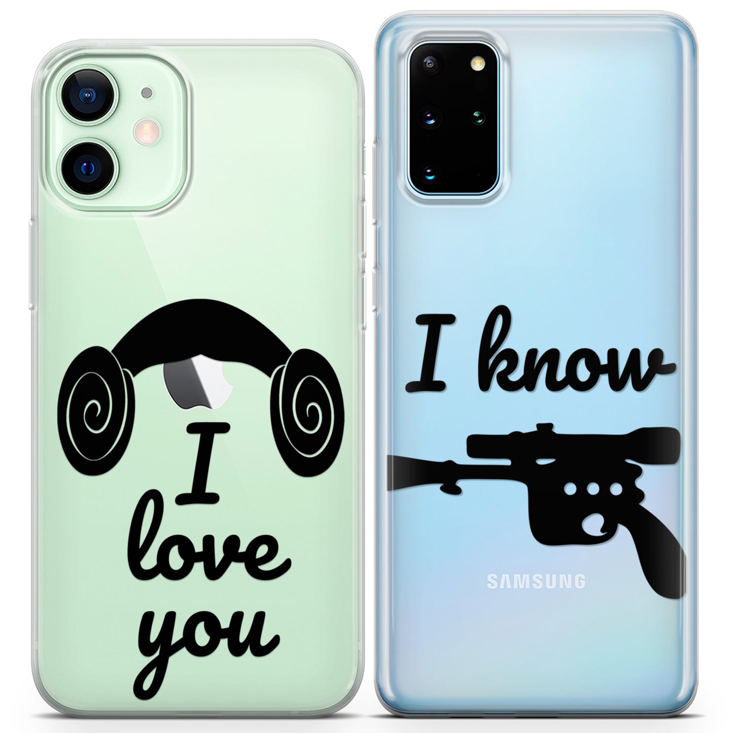 Cavka iPhone Couple Cases Sniper Rifle Quote