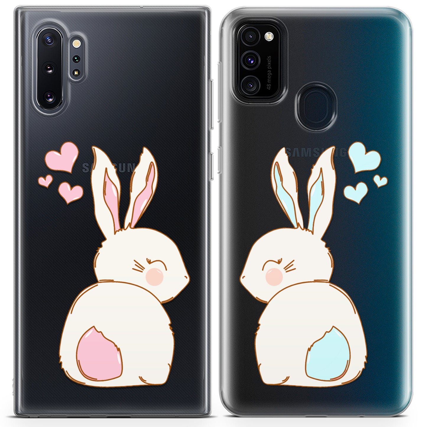 Cavka iPhone Couple Cases Cute Bunnies