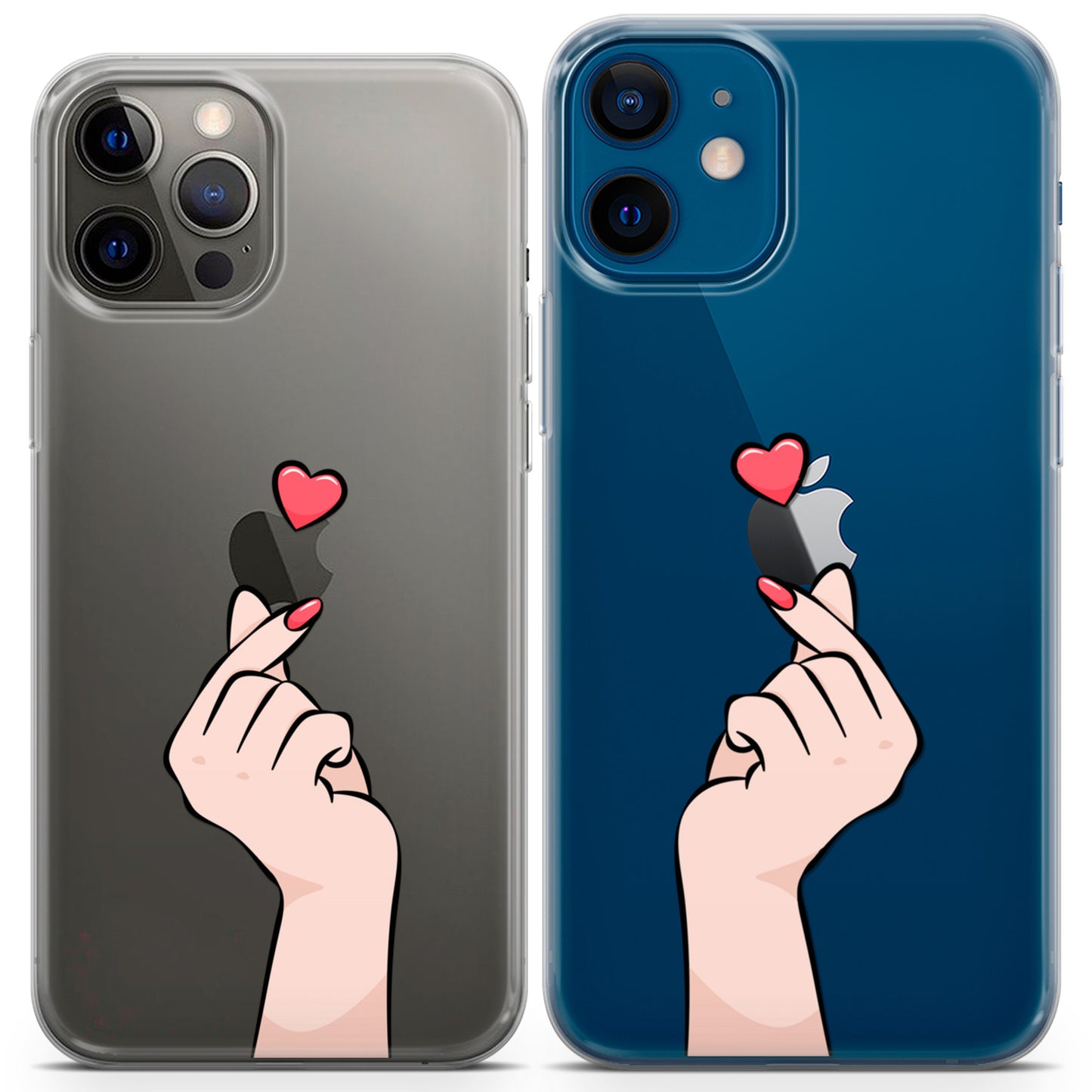 Cavka iPhone Couple Cases Korean Hearts