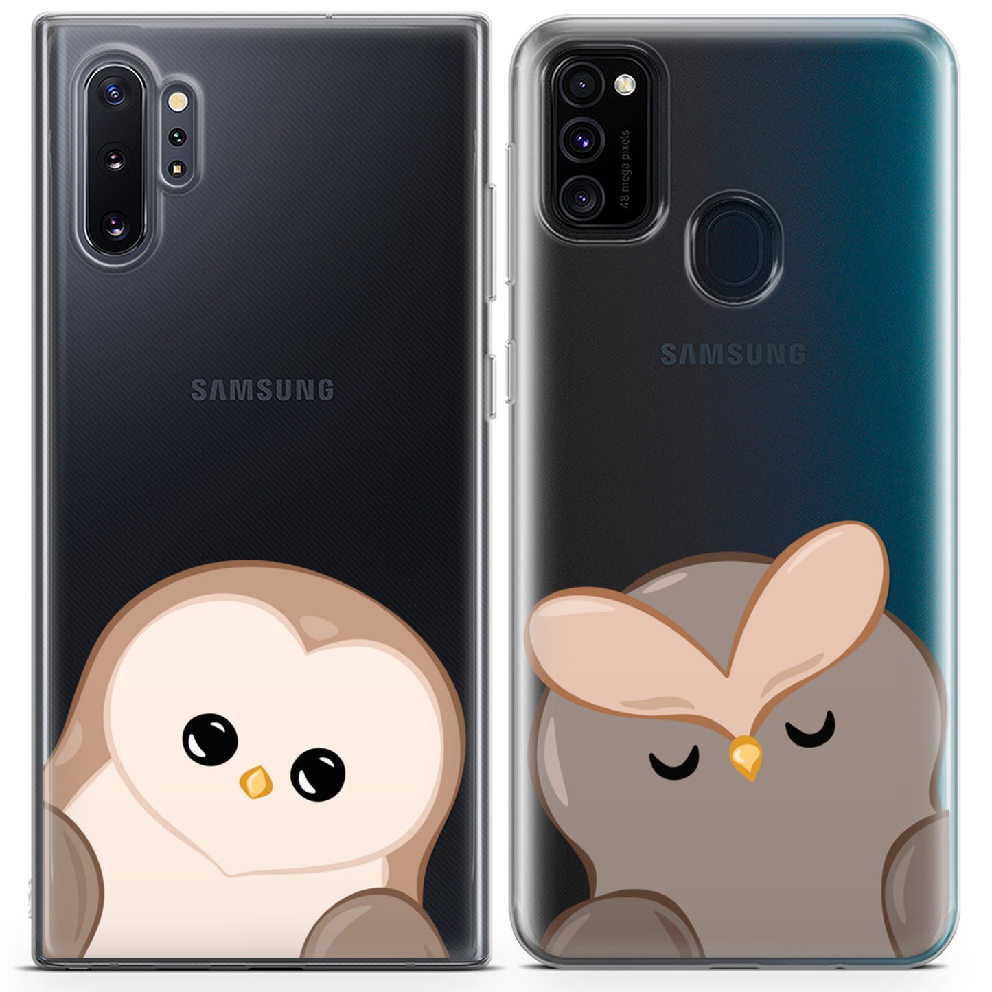 Cavka iPhone Couple Cases Forest Owls