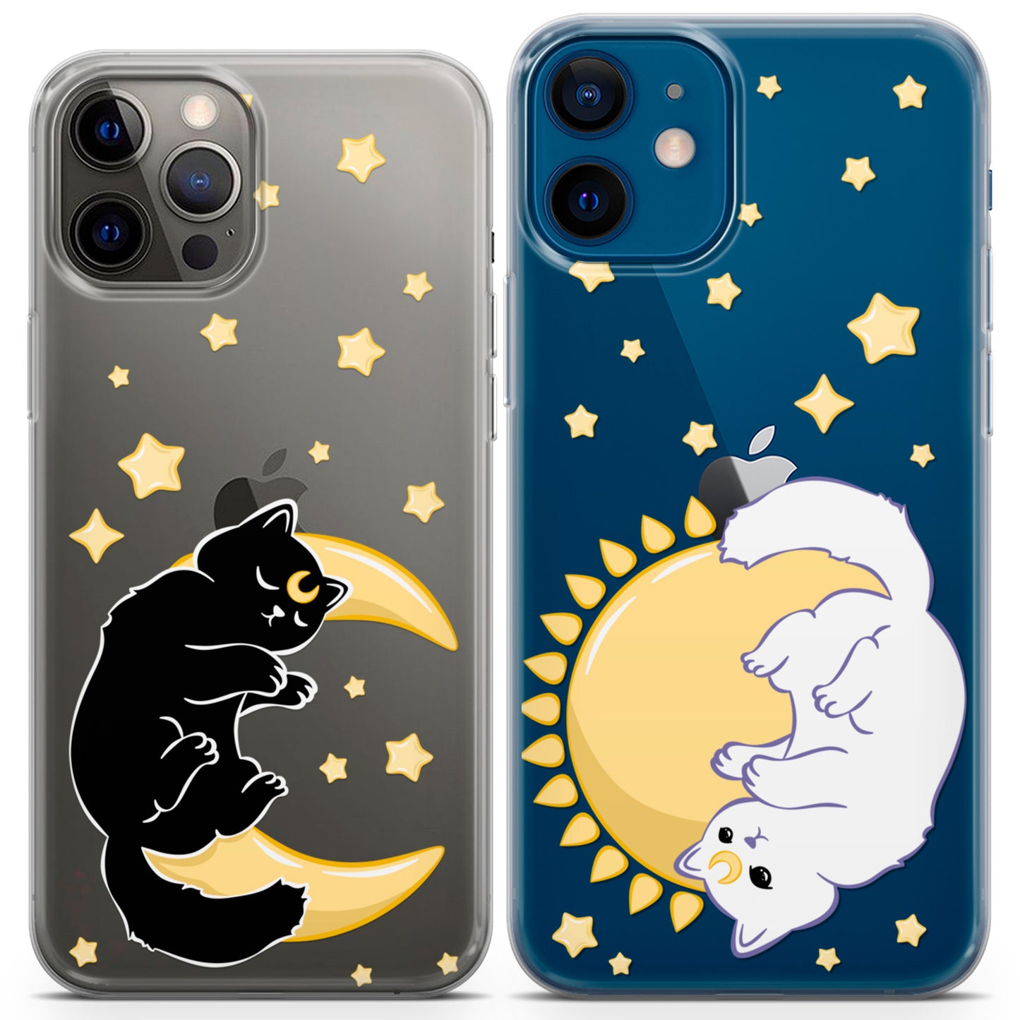 Cavka iPhone Couple Cases Celestial Cats
