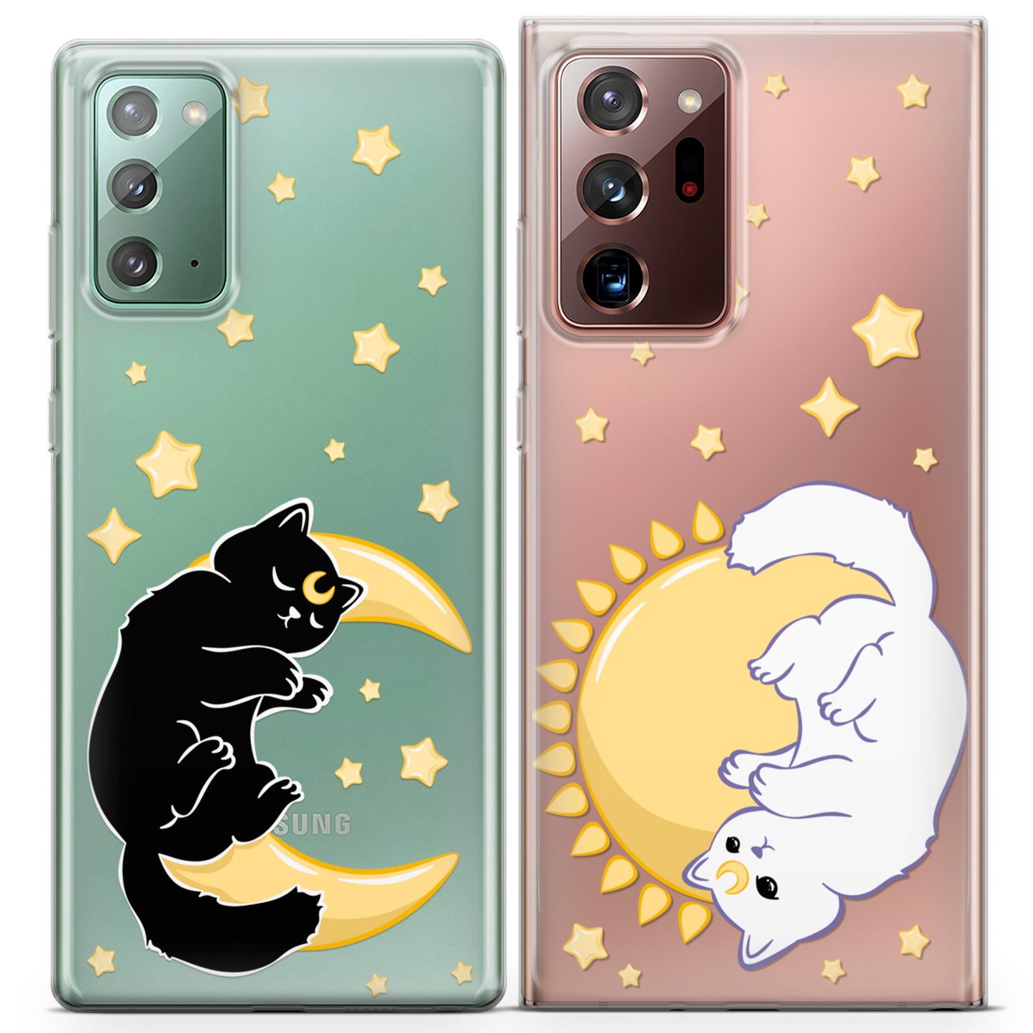 Cavka iPhone Couple Cases Celestial Cats