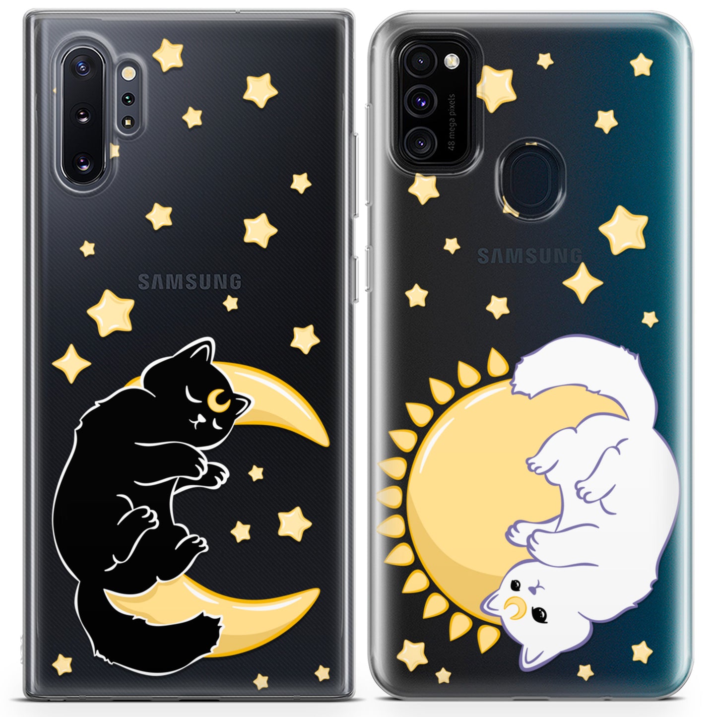 Cavka iPhone Couple Cases Celestial Cats