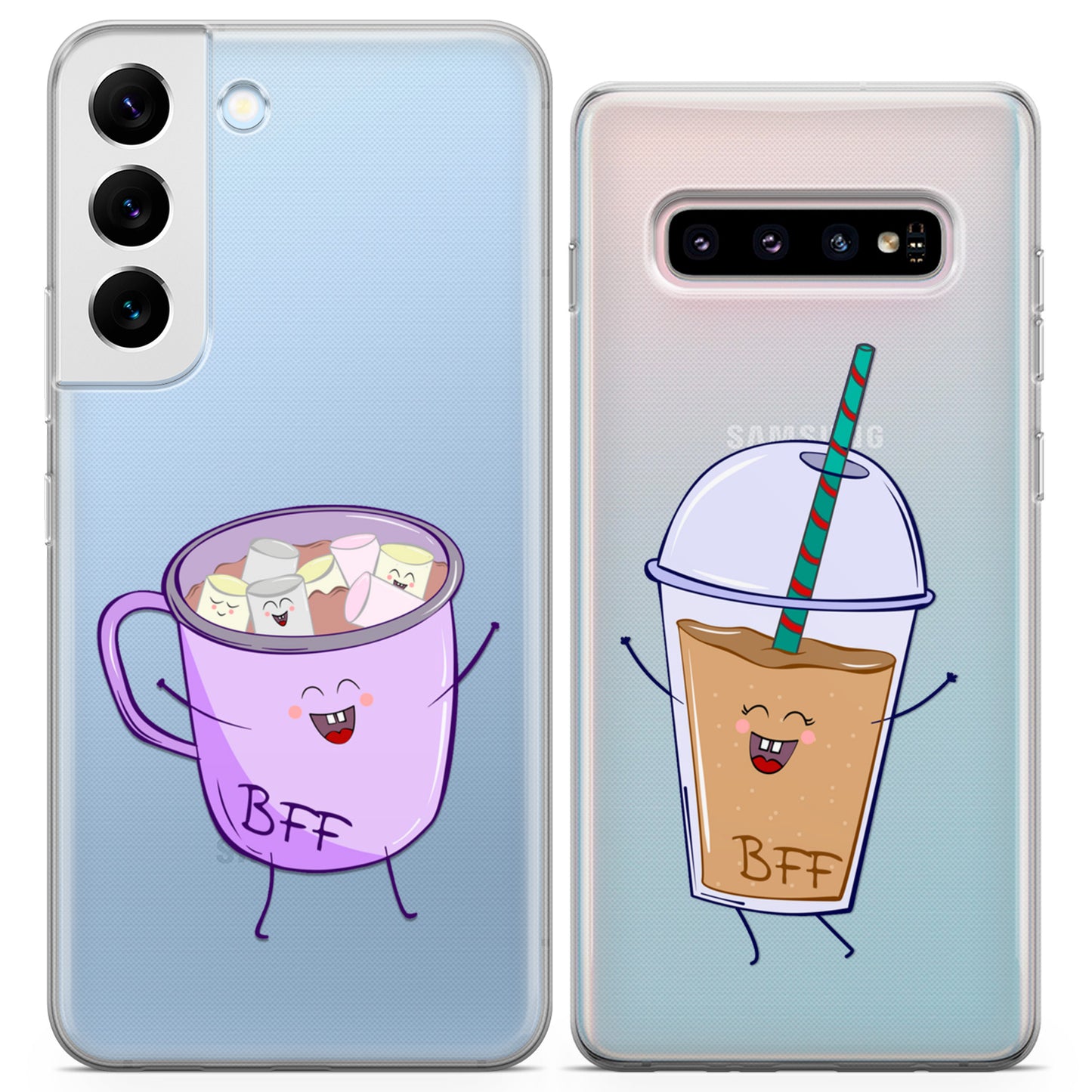 Cavka iPhone Couple Cases Cacao and Coffee