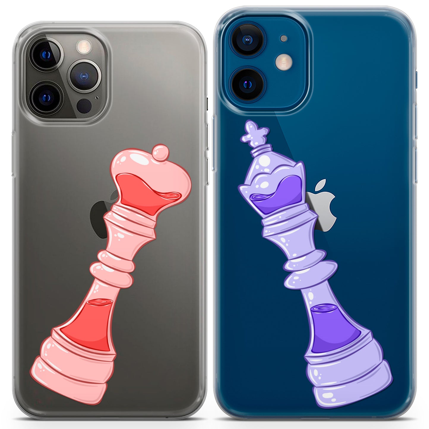 Cavka iPhone Couple Cases Chess Pieces