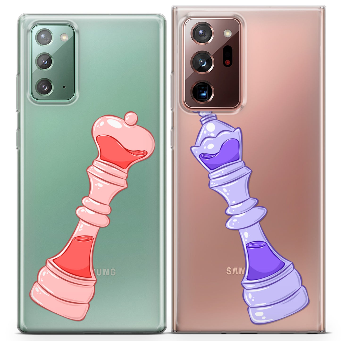 Cavka iPhone Couple Cases Chess Pieces