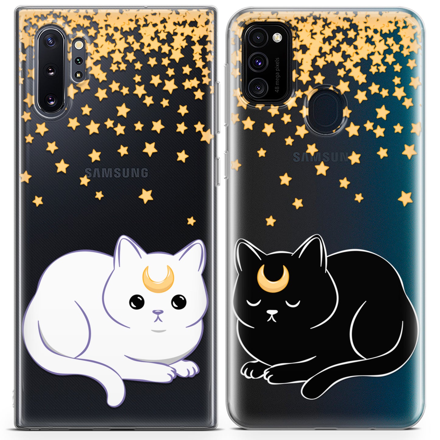 Cavka iPhone Couple Cases Starry Cats