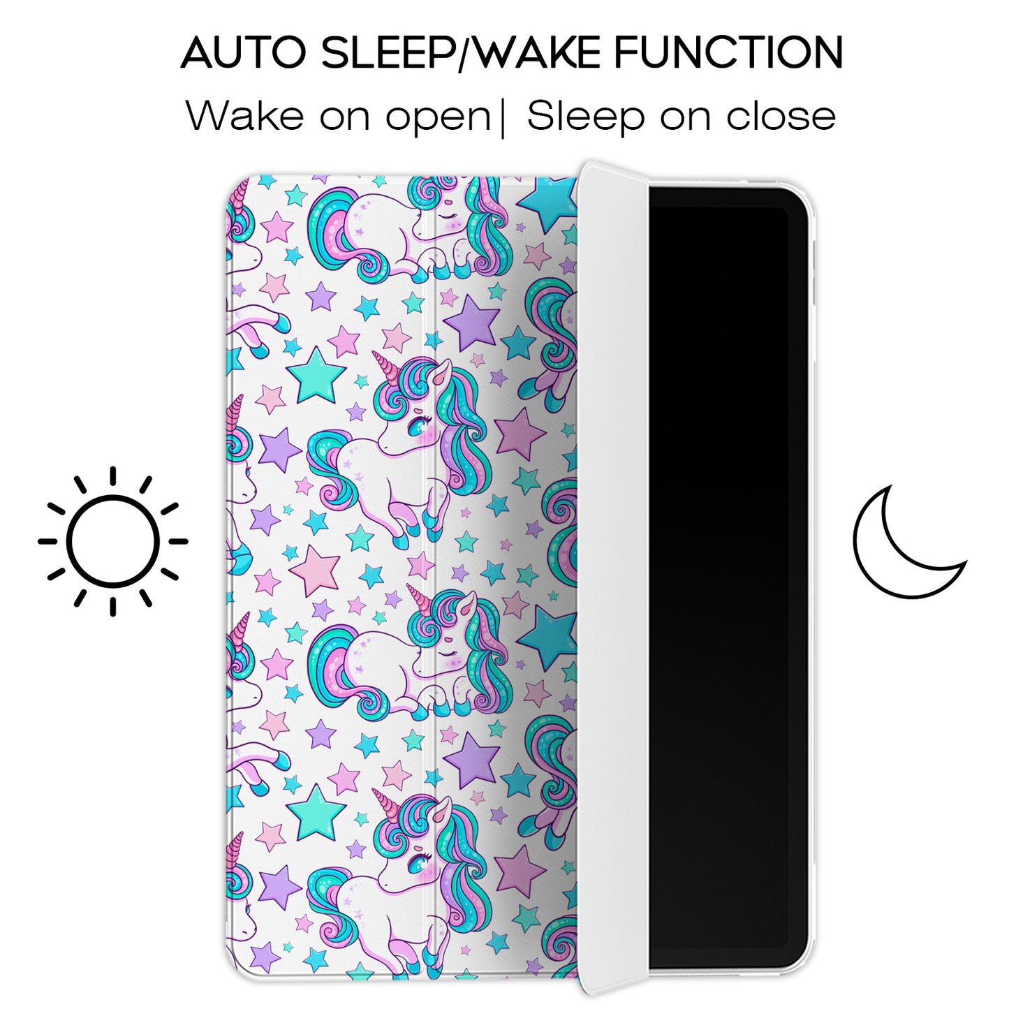 Cavka Apple iPad Smart Cover Cute Unicorn Dream